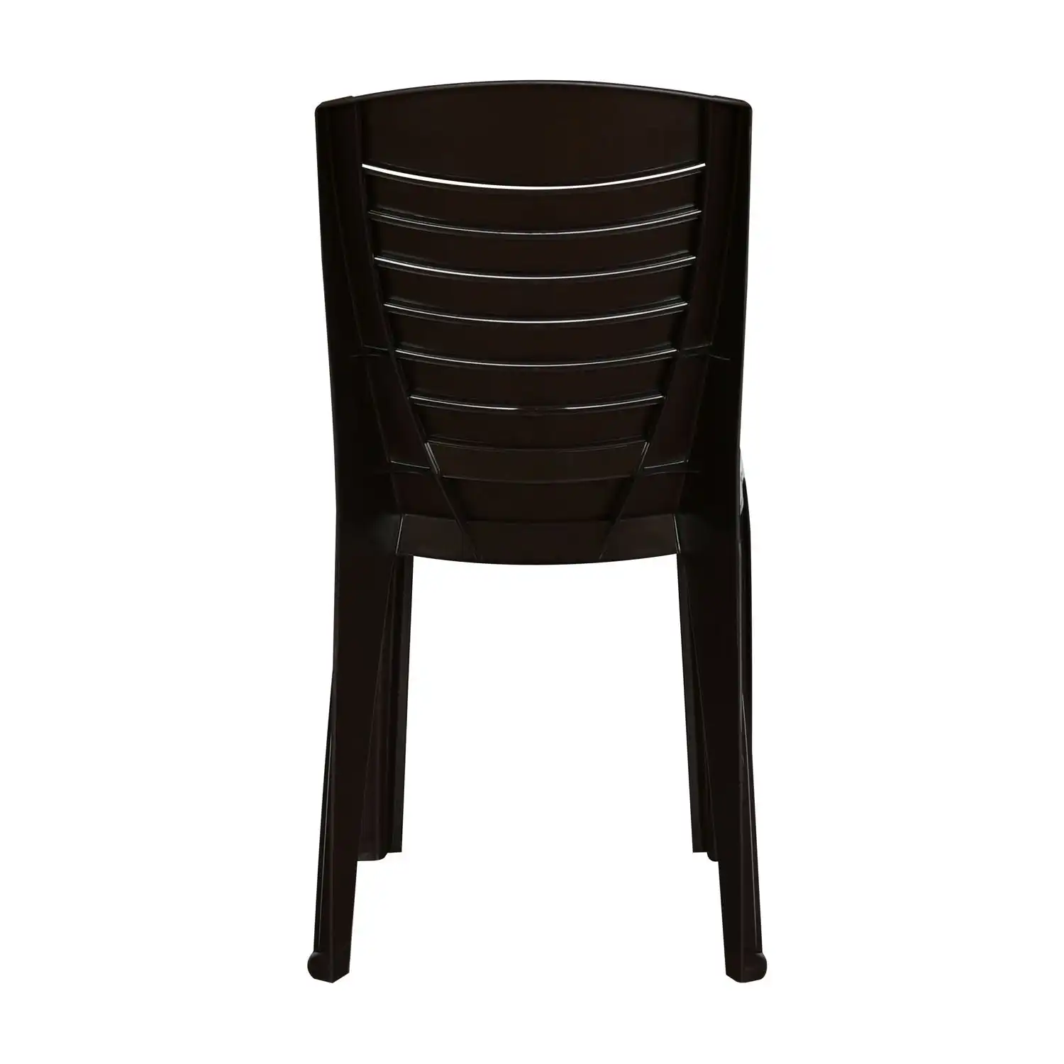 Nilkamal CHR4025 Plastic Armless Chair (Weather Brown) - Image 9