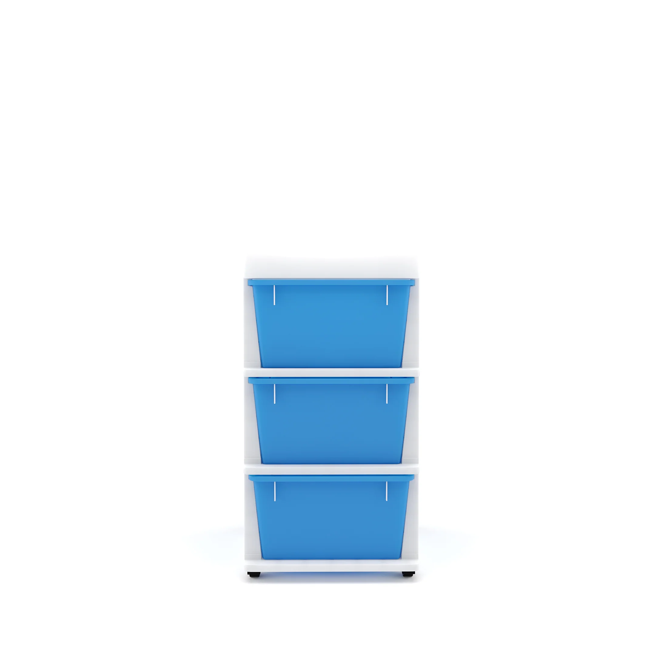 Nilkamal CHTR23 Three Layers Chest of Drawer (Blue and Cream) - Image 6