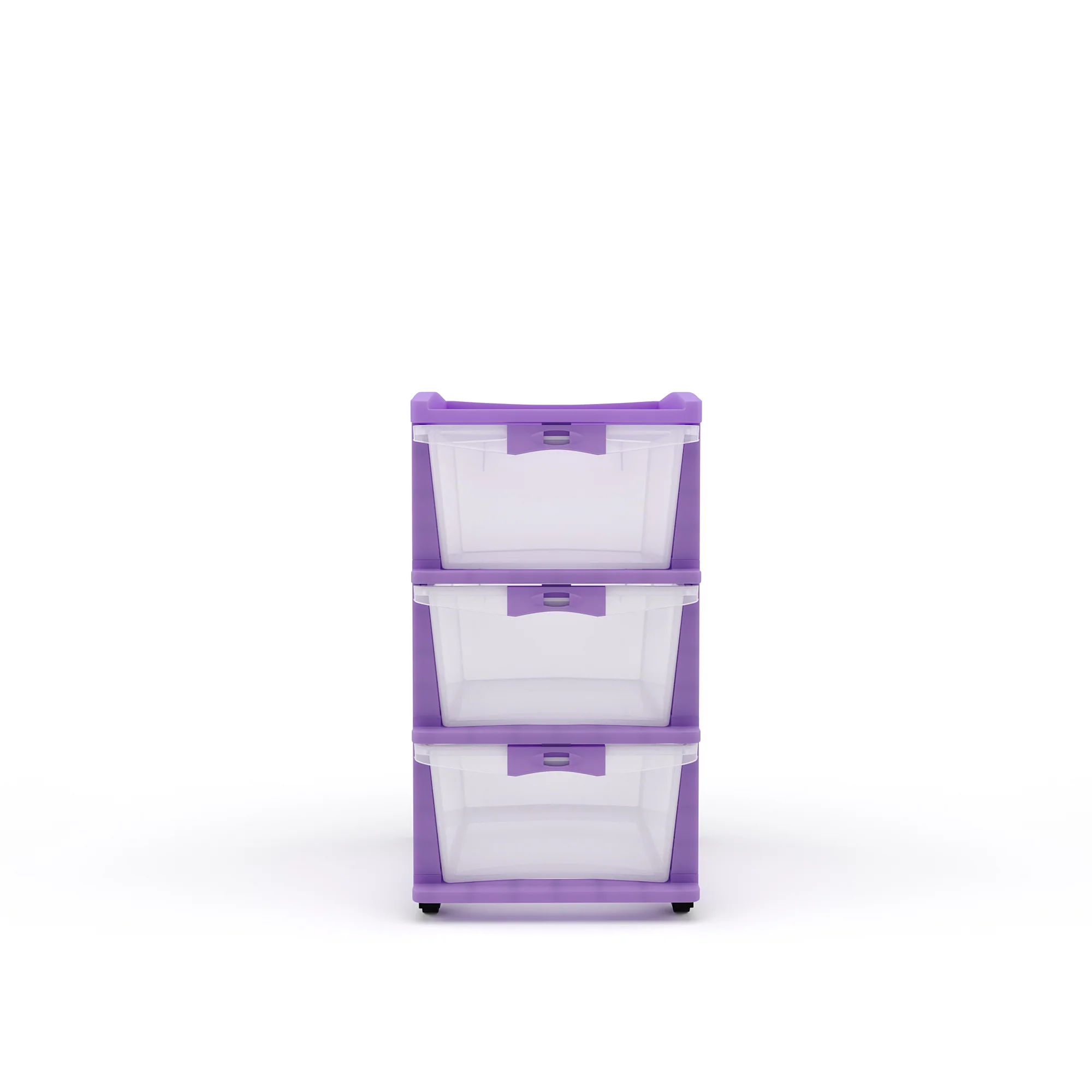 Nilkamal CHTR23 Three Layers Chest of Drawer (Voilet) - Image 3