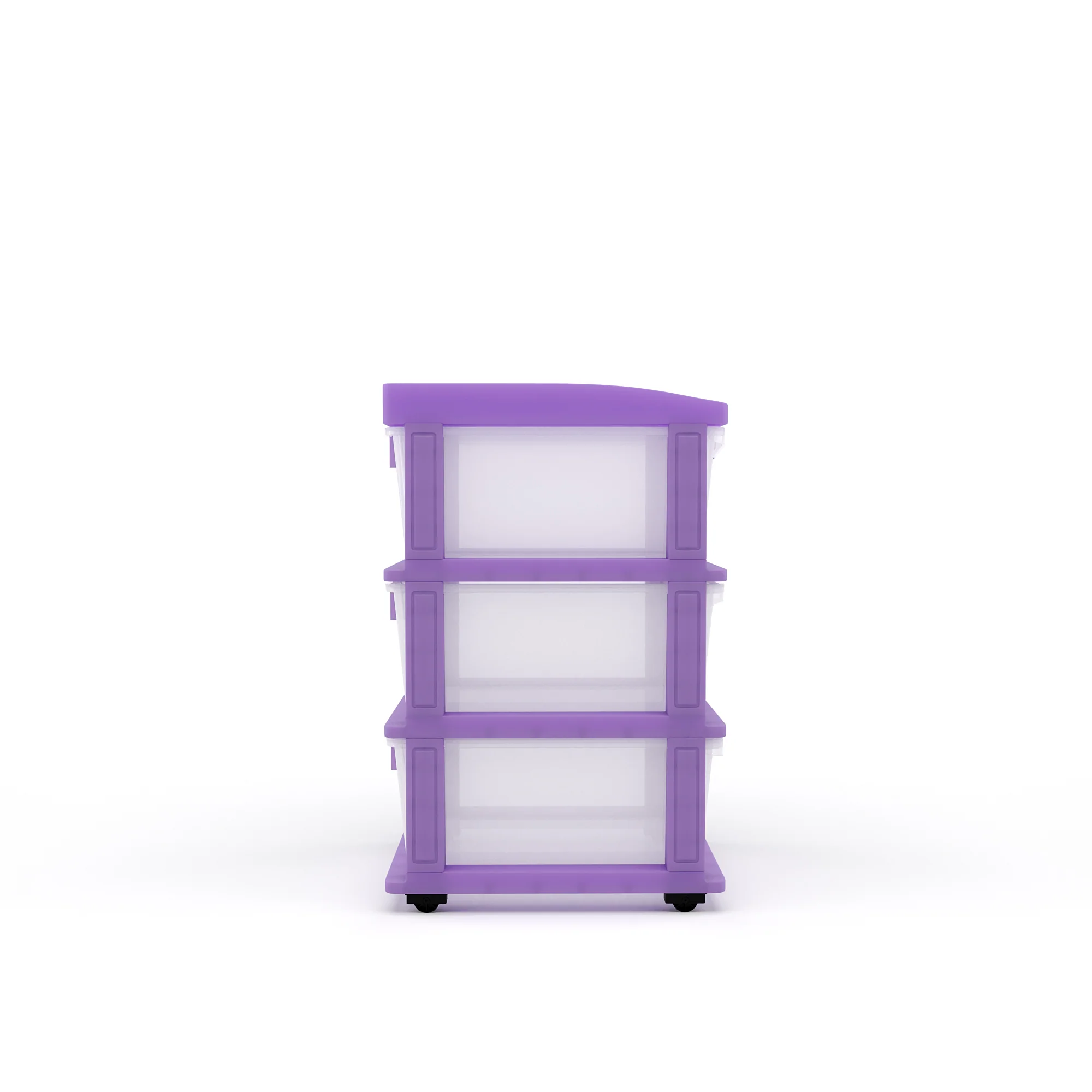Nilkamal CHTR23 Three Layers Chest of Drawer (Voilet) - Image 5