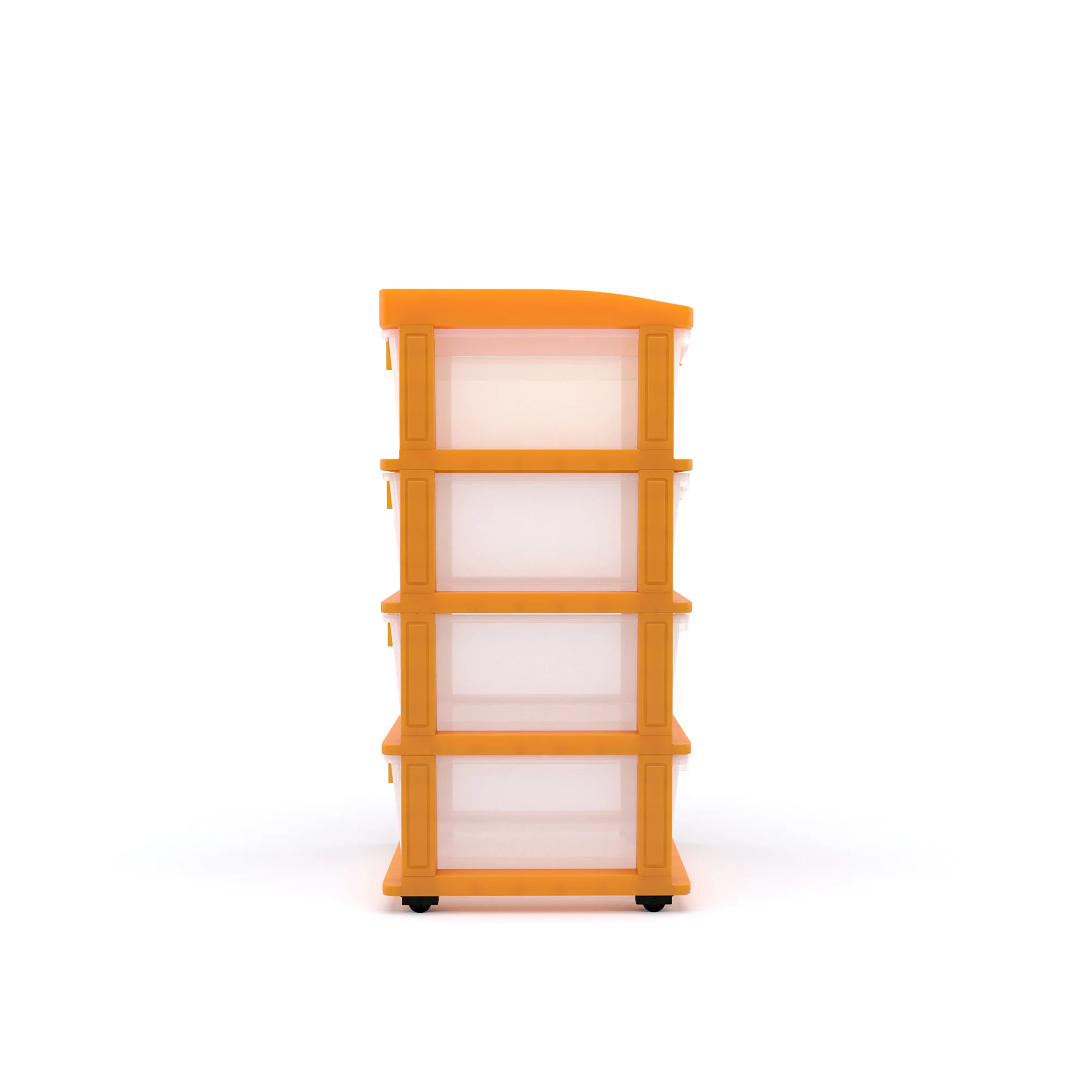 Nilkamal CHTR24 Four Layers Chest of Drawer (Orange) - Image 5
