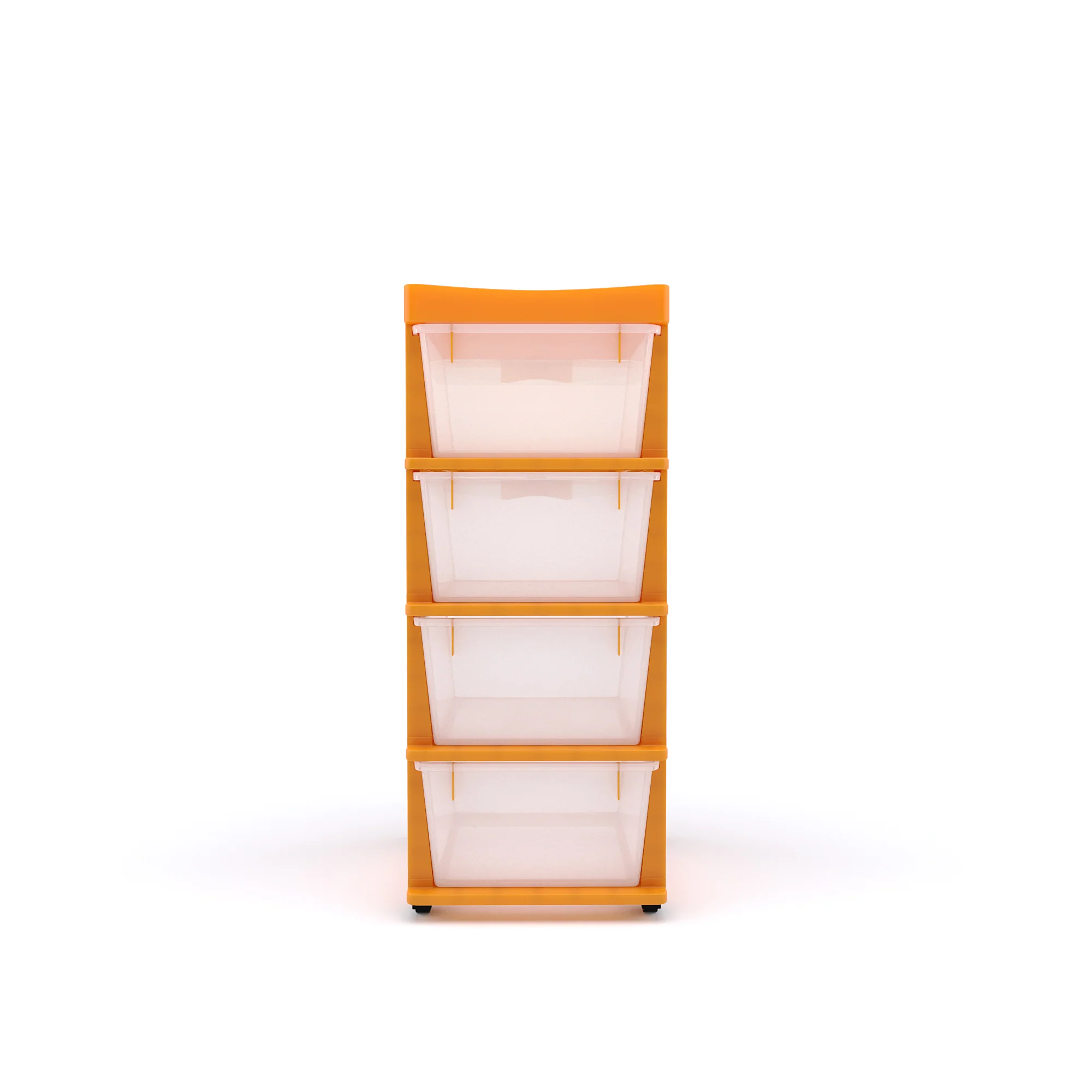Nilkamal CHTR24 Four Layers Chest of Drawer (Orange) - Image 6