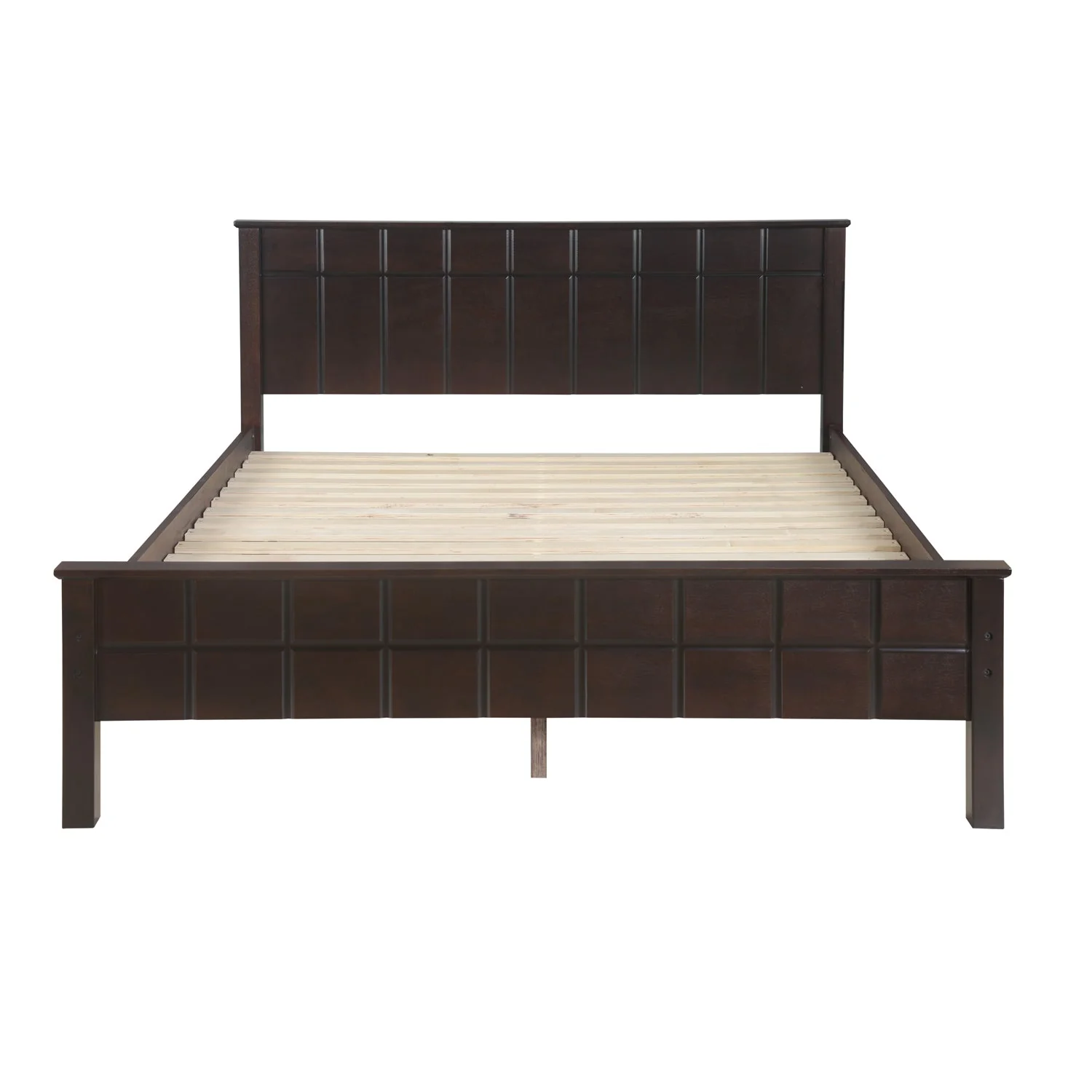Nilkamal Cipher Solid Wood Queen Bed (Espresso) - Image 3