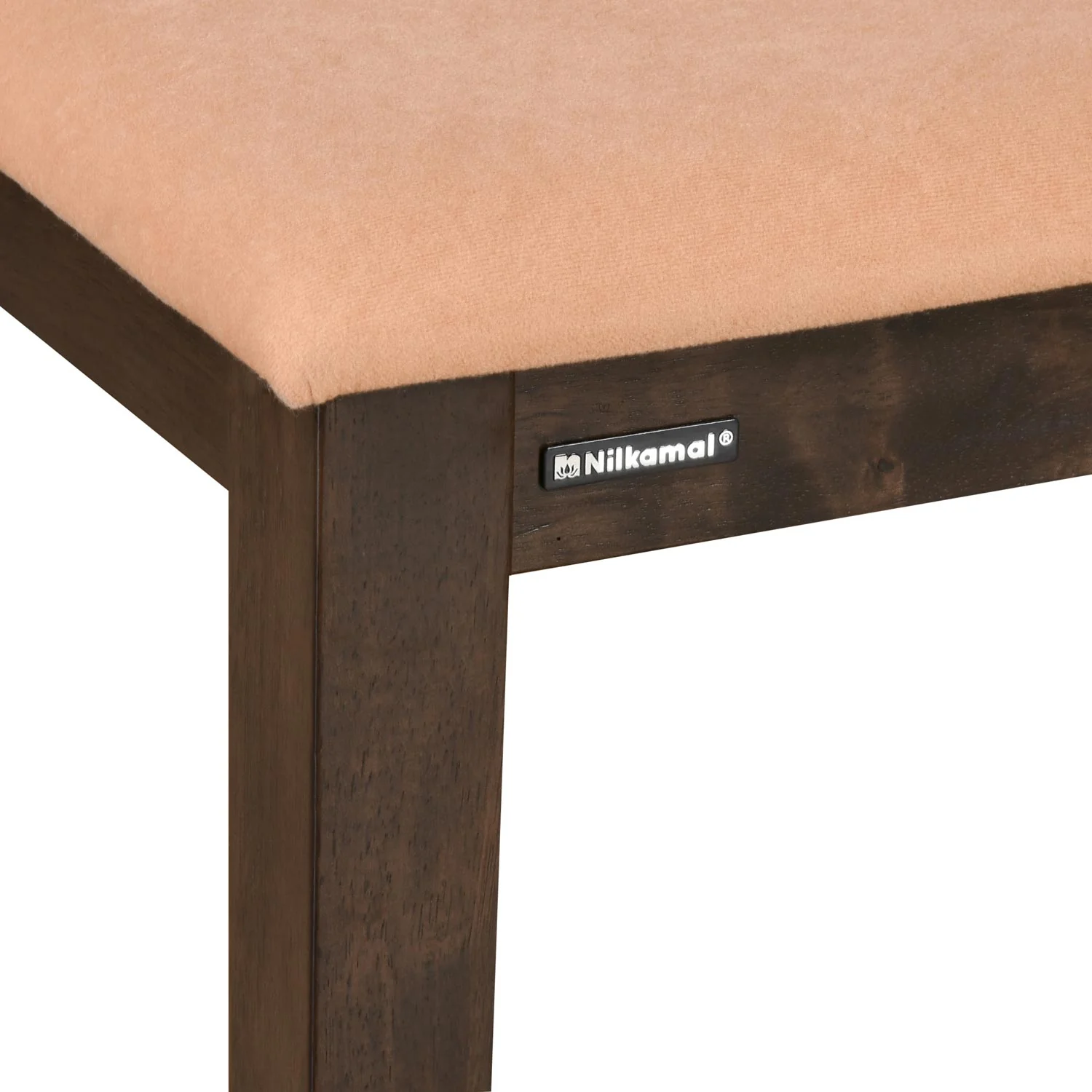 Nilkamal Colombia Multi Use Medium Sitting Bench for Living Room | Dining Room (Wenge) - Image 4