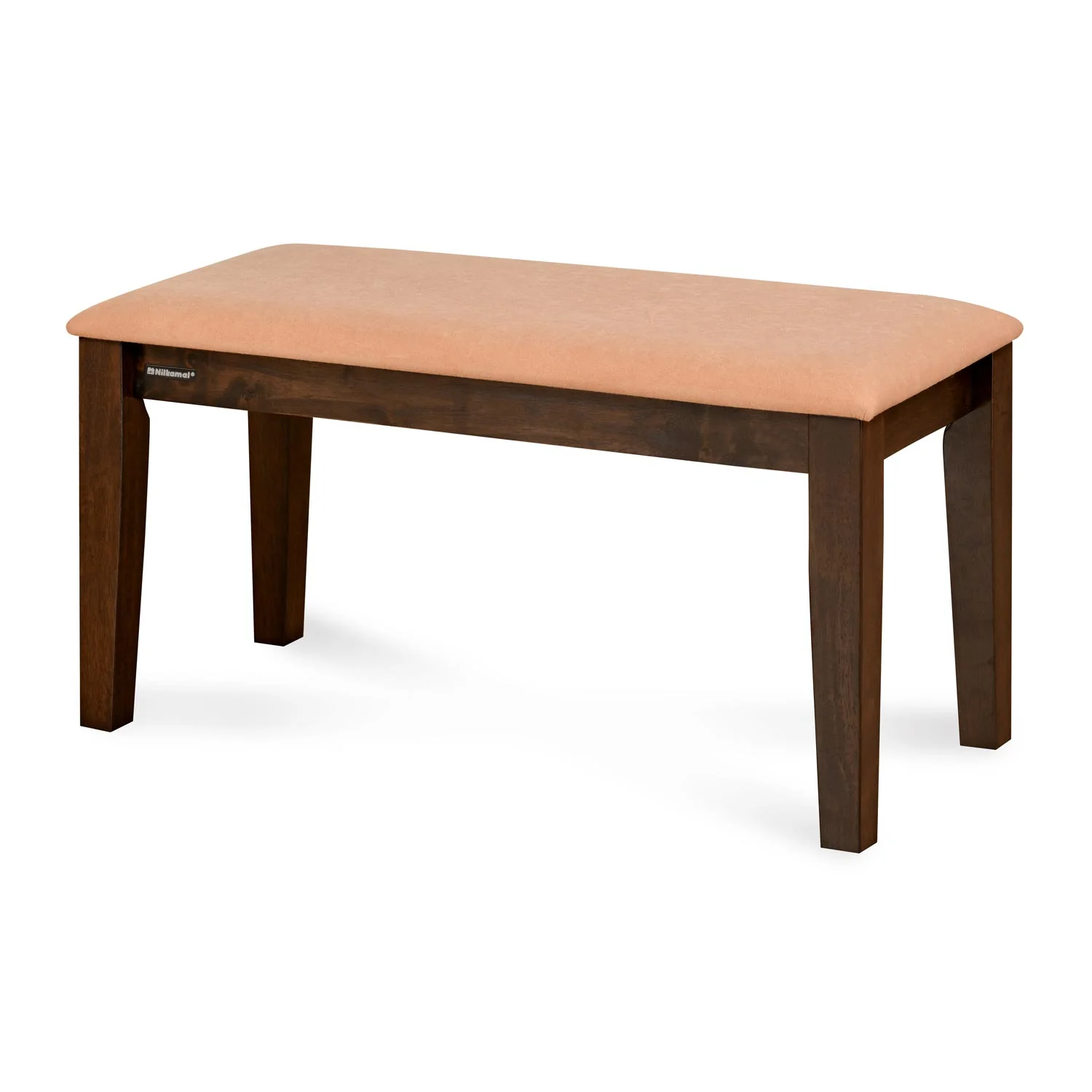 Nilkamal Colombia Multi Use Medium Sitting Bench for Living Room | Dining Room (Wenge) - Image 5