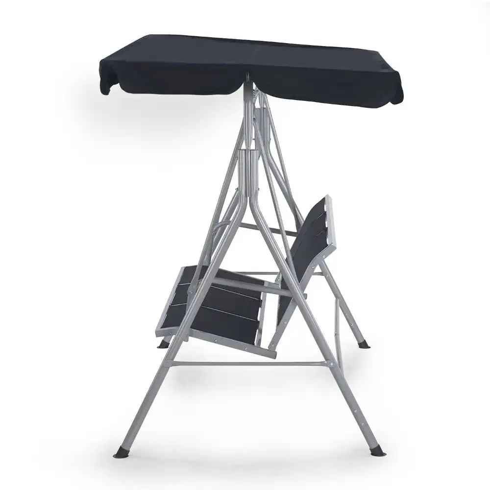 Nilkamal Comfy 3 Seater Swing (Grey / Black) - Image 3