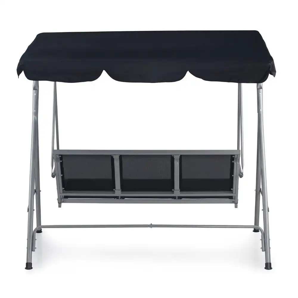 Nilkamal Comfy 3 Seater Swing (Grey / Black) - Image 4
