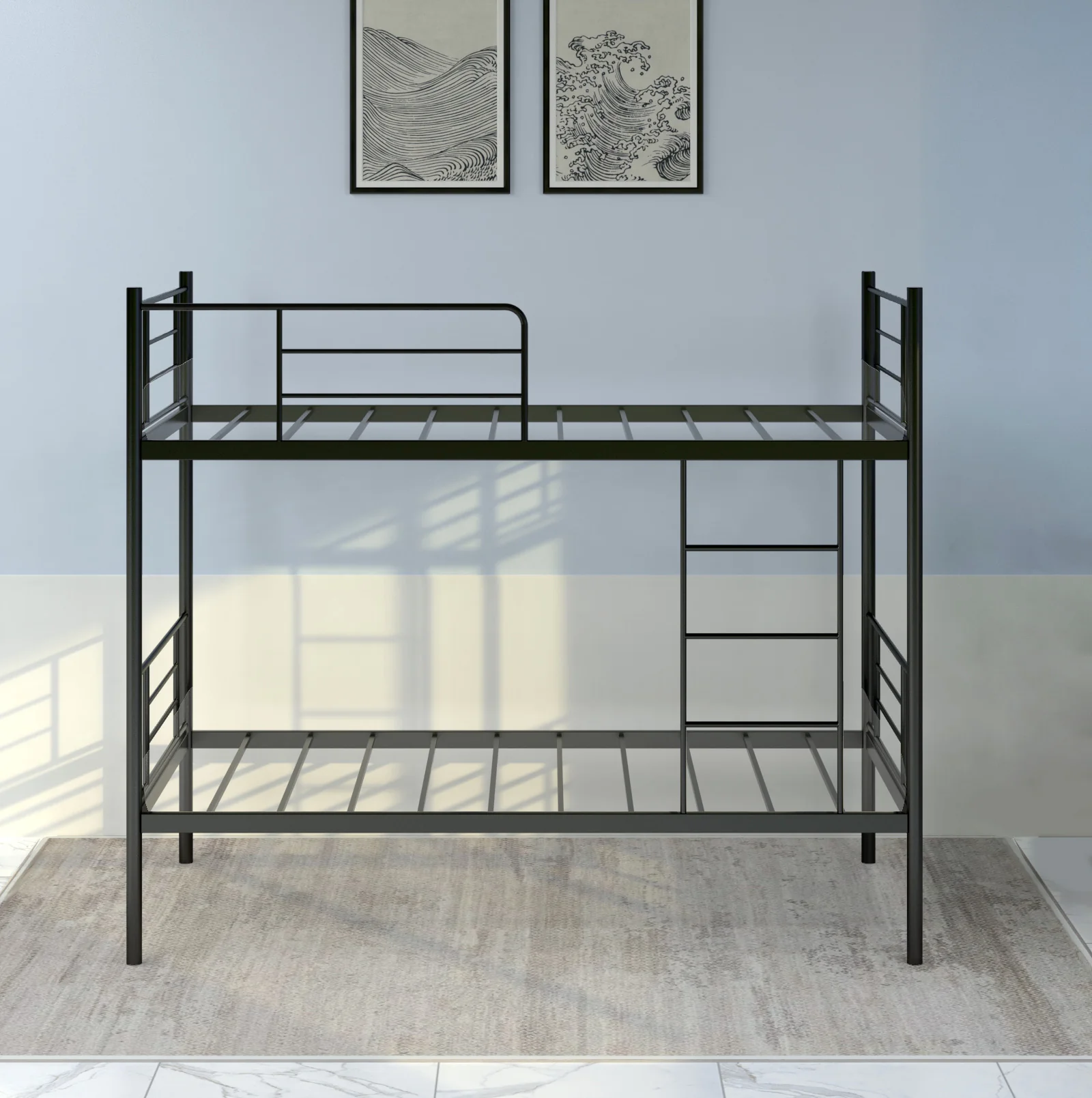 Nilkamal Crossett Metal Bunk Bed (Brown) - Image 3