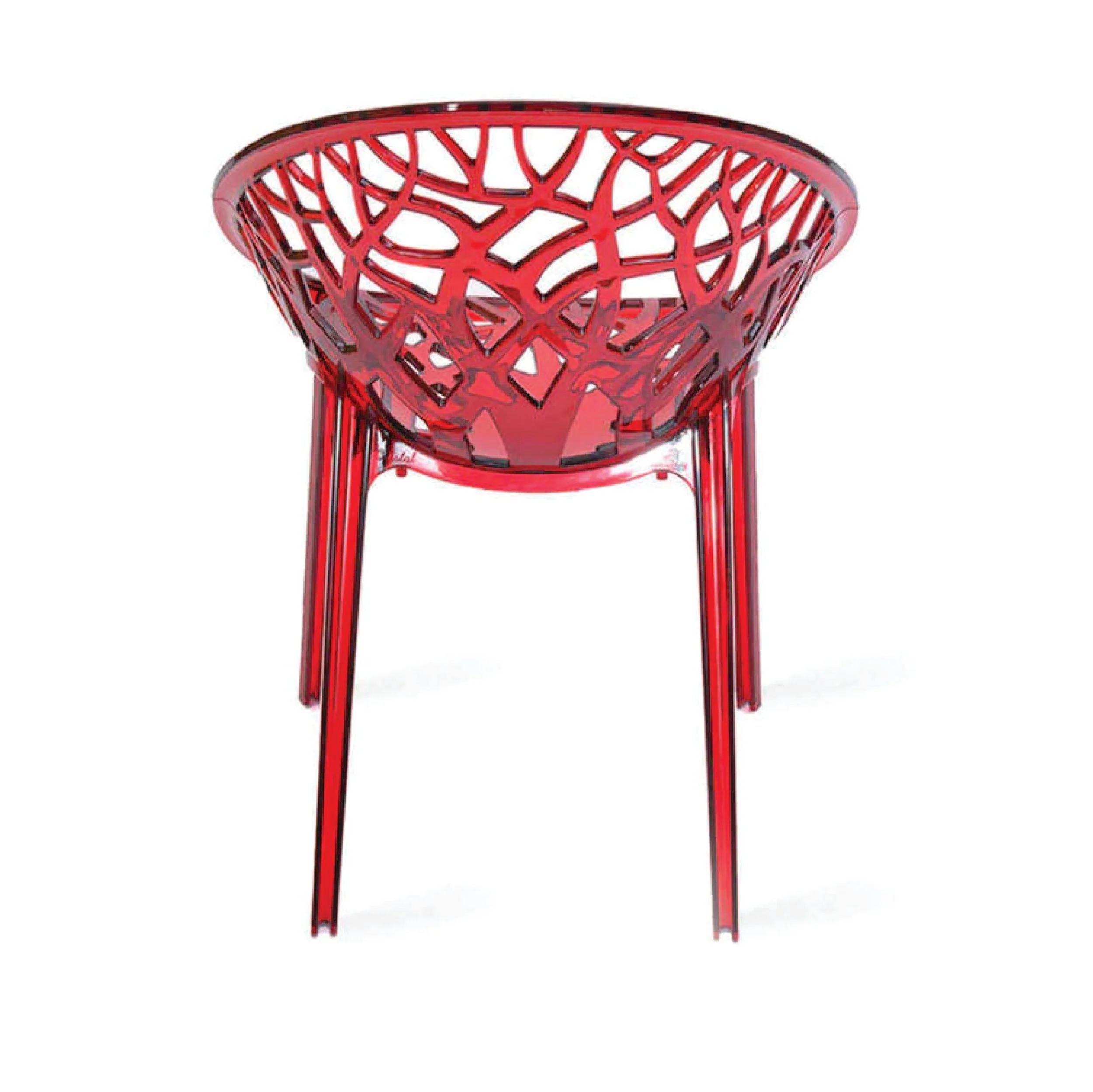Nilkamal Crystal Polypropylene Premium Chair (Red Wine) - Image 9