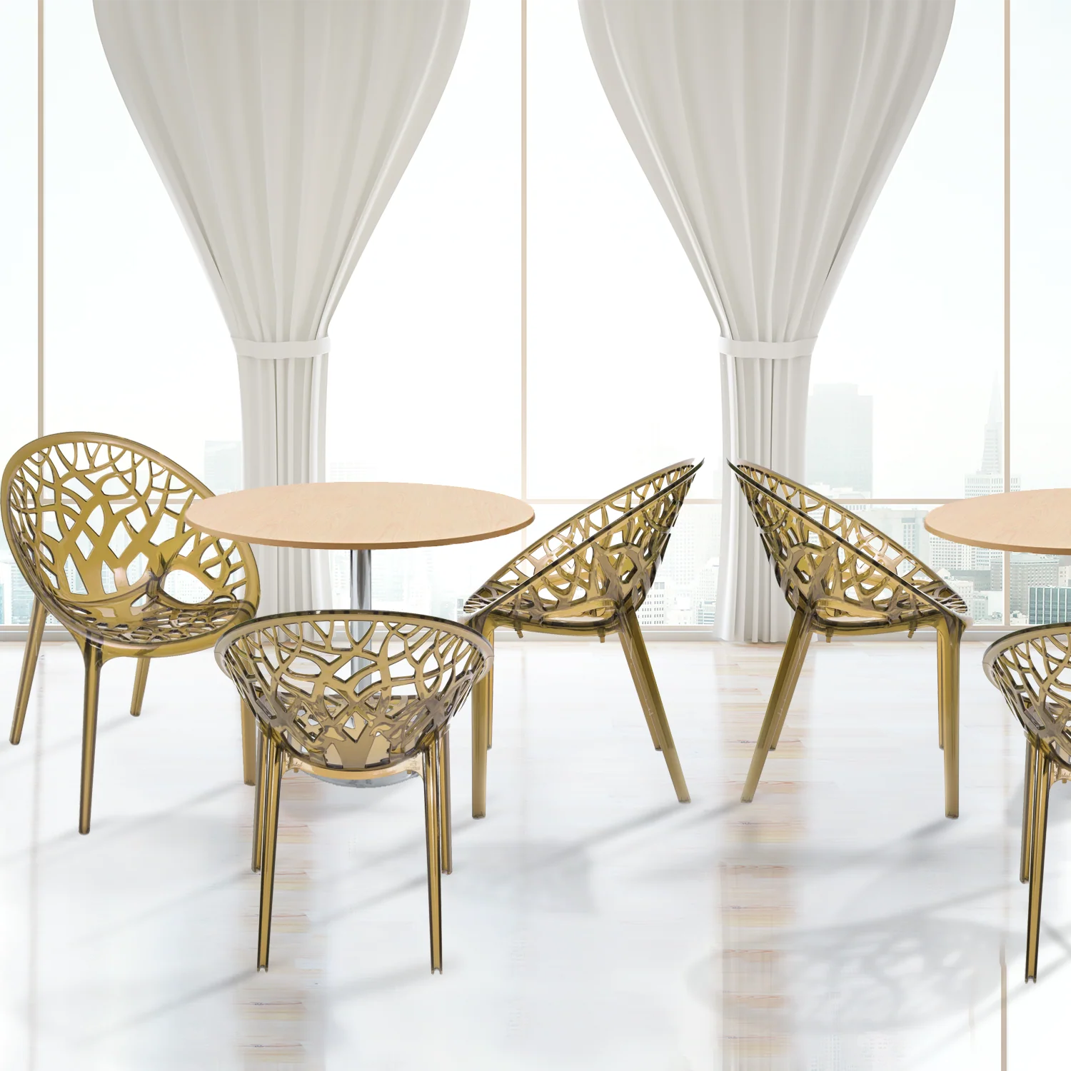 Nilkamal Crystal Polypropylene Premium Chair - Image 3