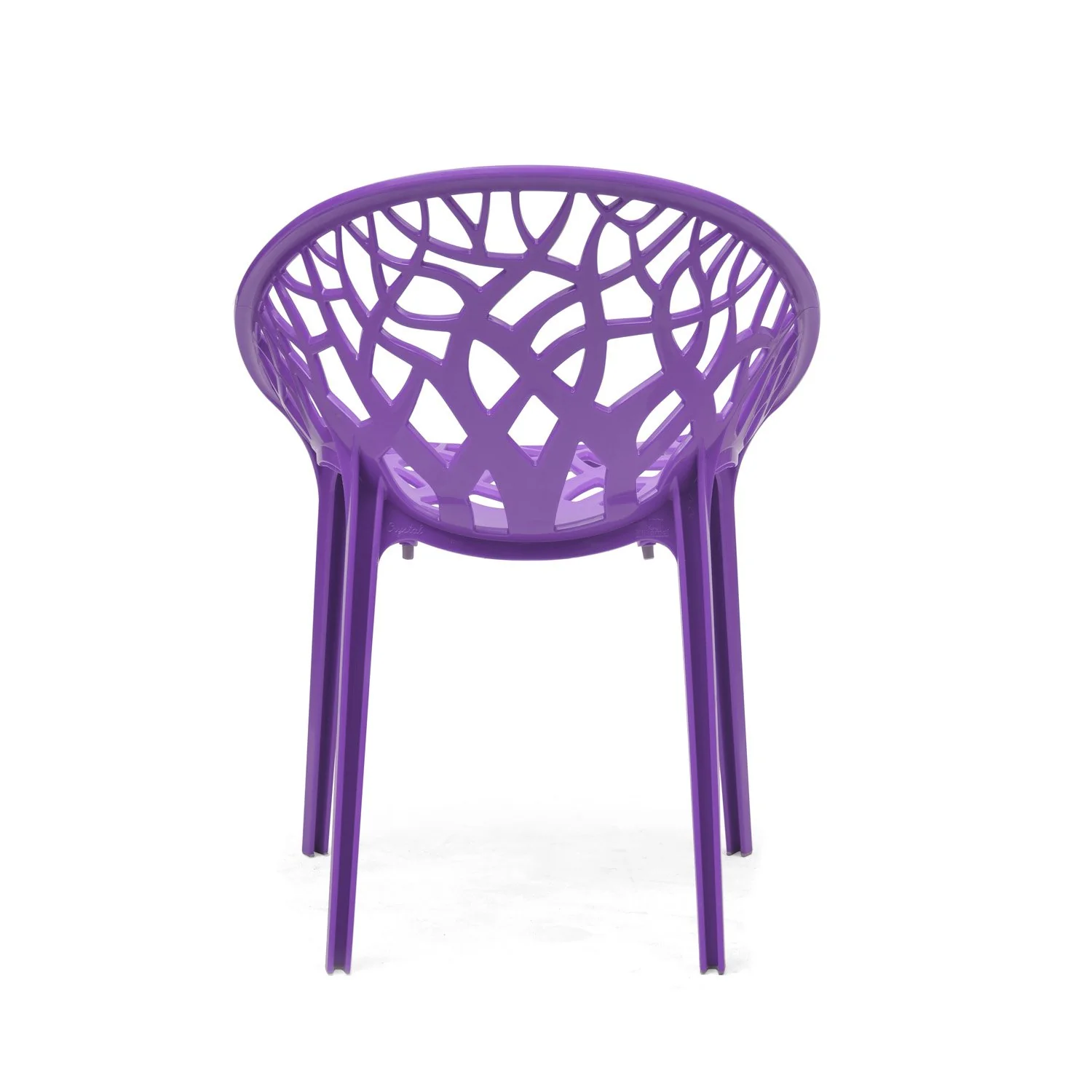 Nilkamal Crystal Polypropylene Premium Chair (Voilet) - Image 10