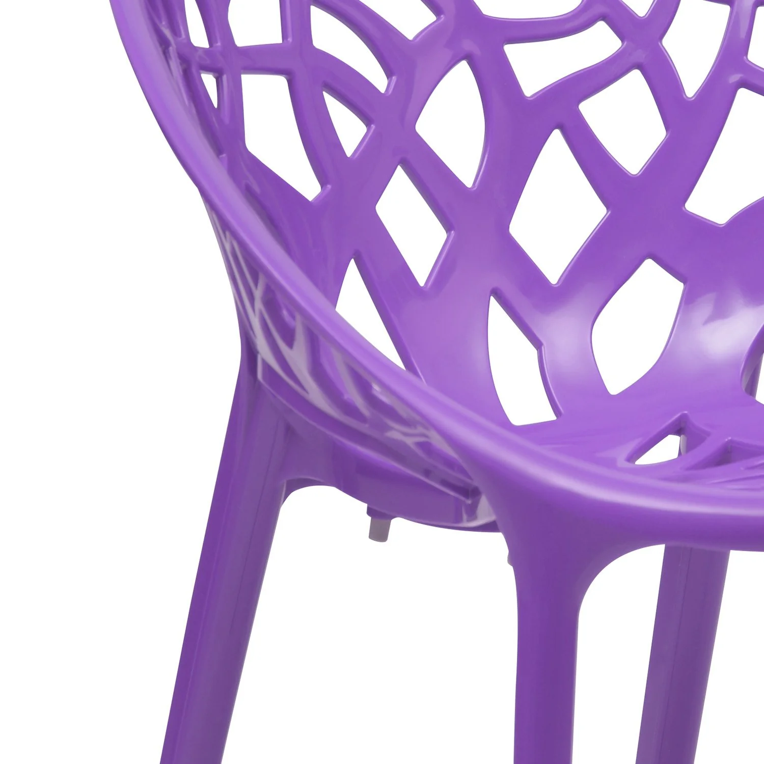 Nilkamal Crystal Polypropylene Premium Chair (Voilet) - Image 11