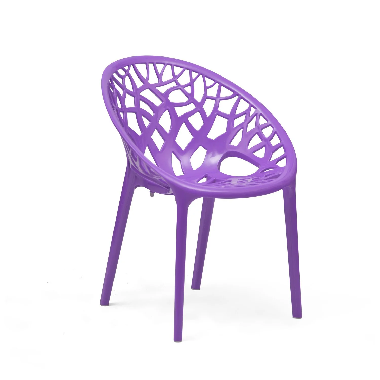 Nilkamal Crystal Polypropylene Premium Chair (Voilet) - Image 7