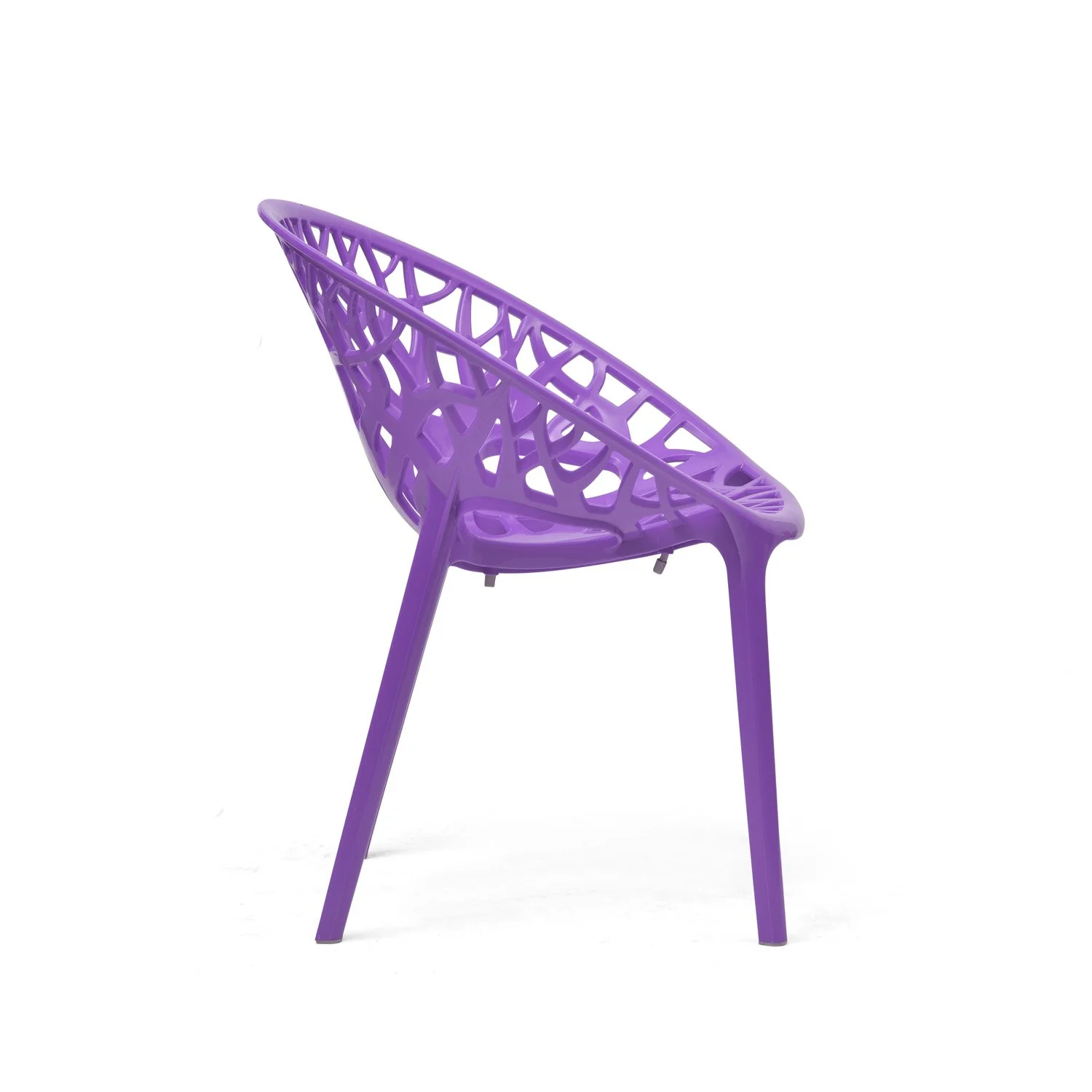 Nilkamal Crystal Polypropylene Premium Chair (Voilet) - Image 9