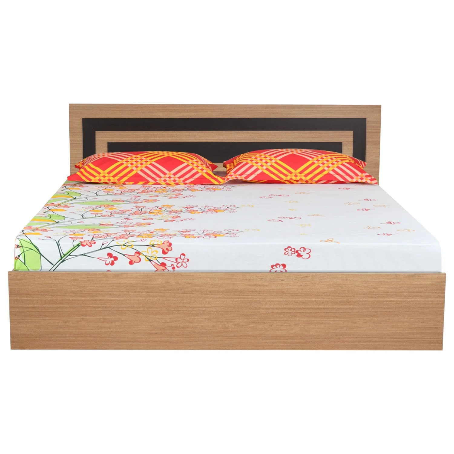 Nilkamal Cyril King Bed (Urban Teak) - Image 6