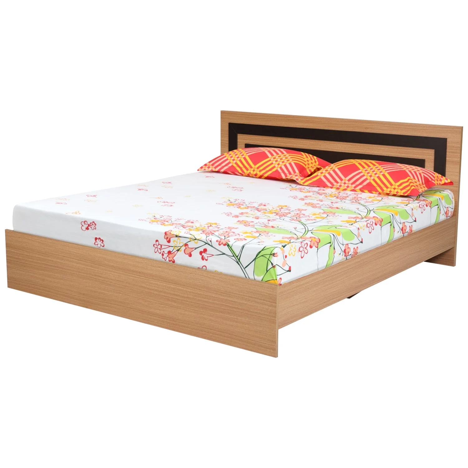 Nilkamal Cyril King Bed (Urban Teak) - Image 8