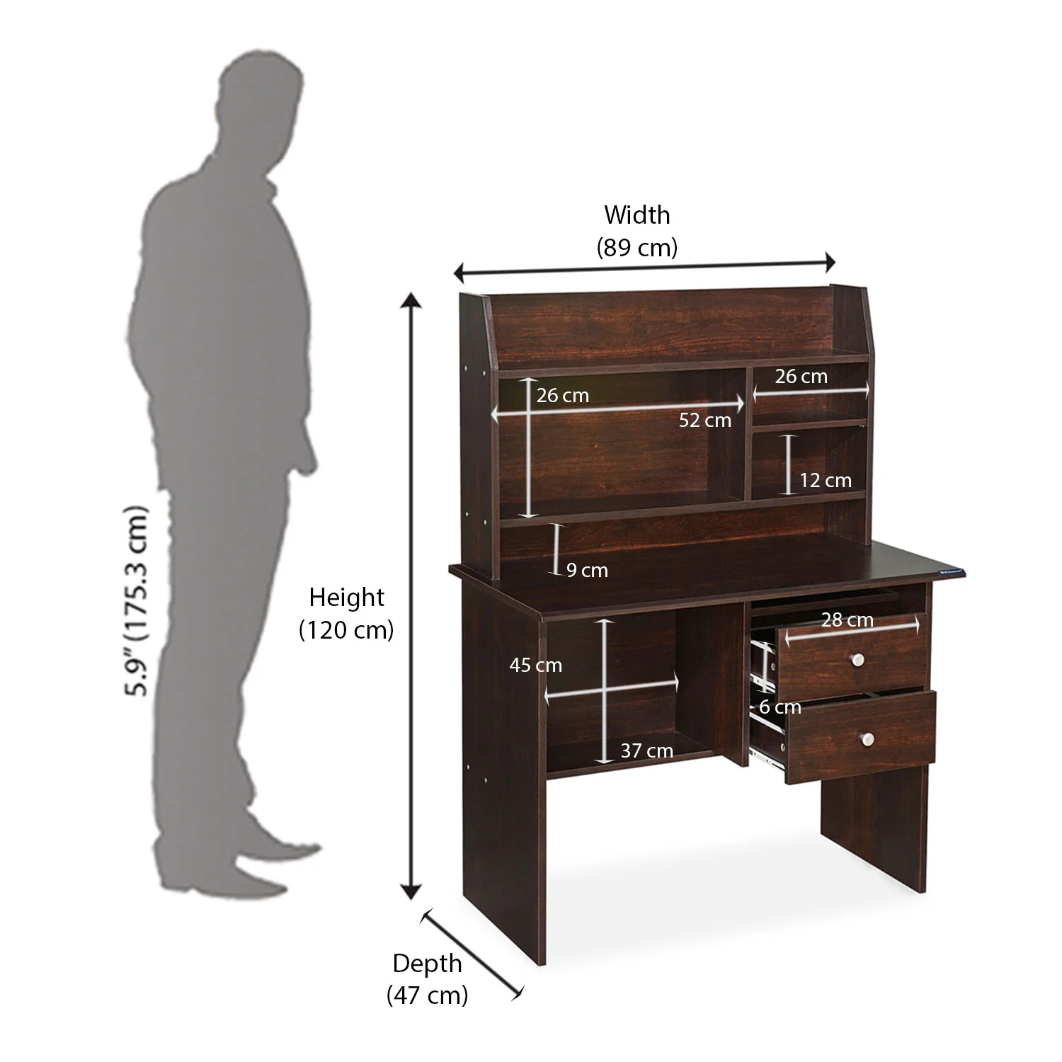 Nilkamal Daffny Study Table - Image 8