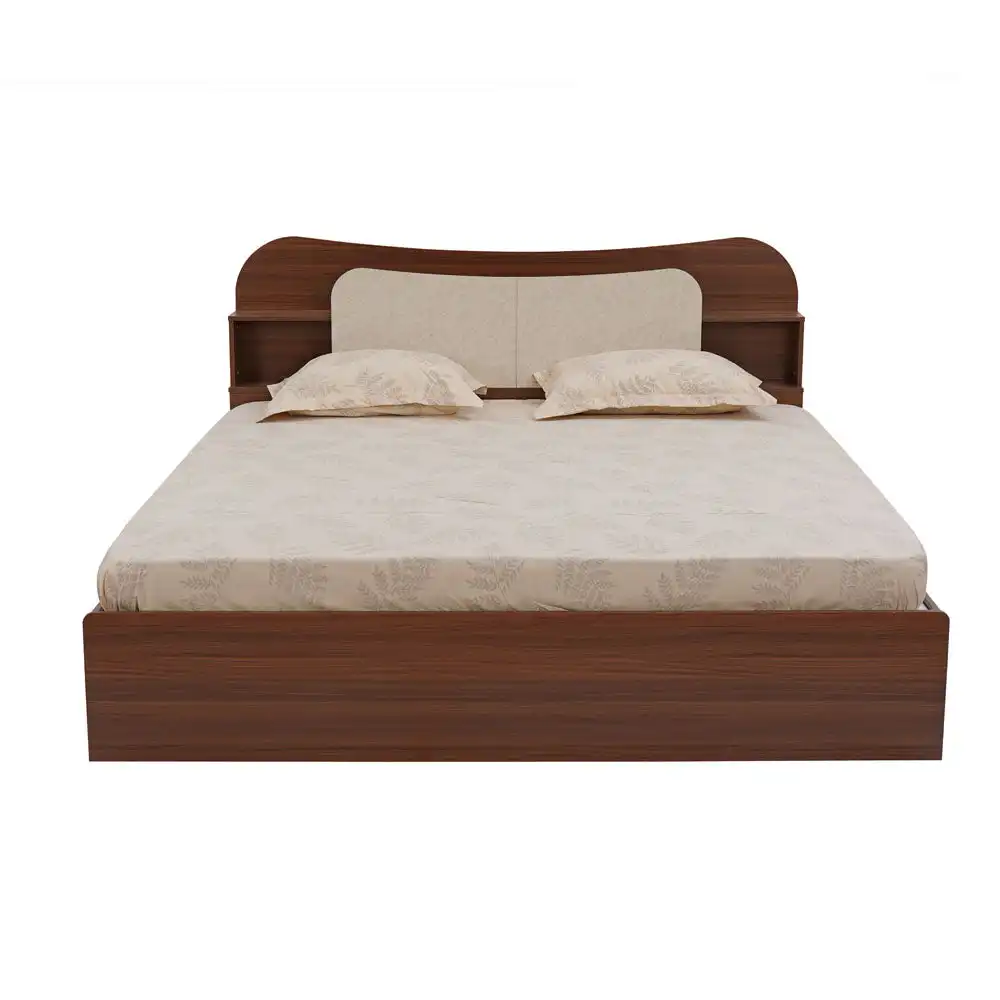 Nilkamal Daffodil King Bed with Box Storage (Walnut) - Image 11