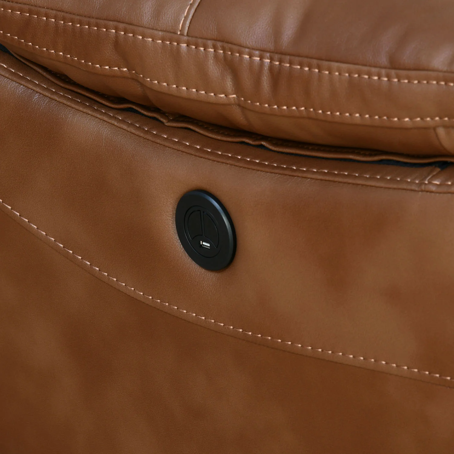 Nilkamal Delp 1 Seater Electric Recliner Sofa (Choco Brown) - Image 7
