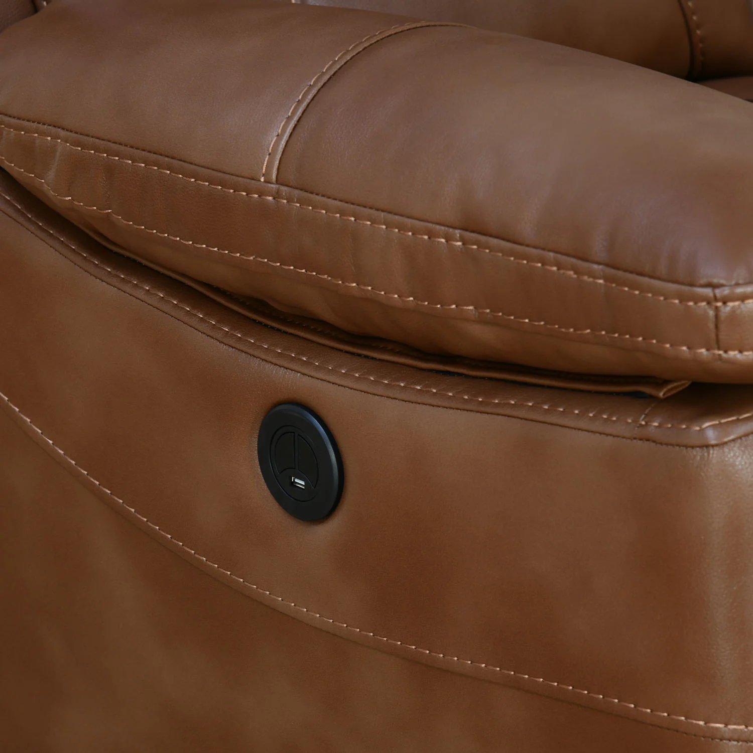 Nilkamal Delp 2-Seater Electric Recliner Sofa (Choco Brown) - Image 7