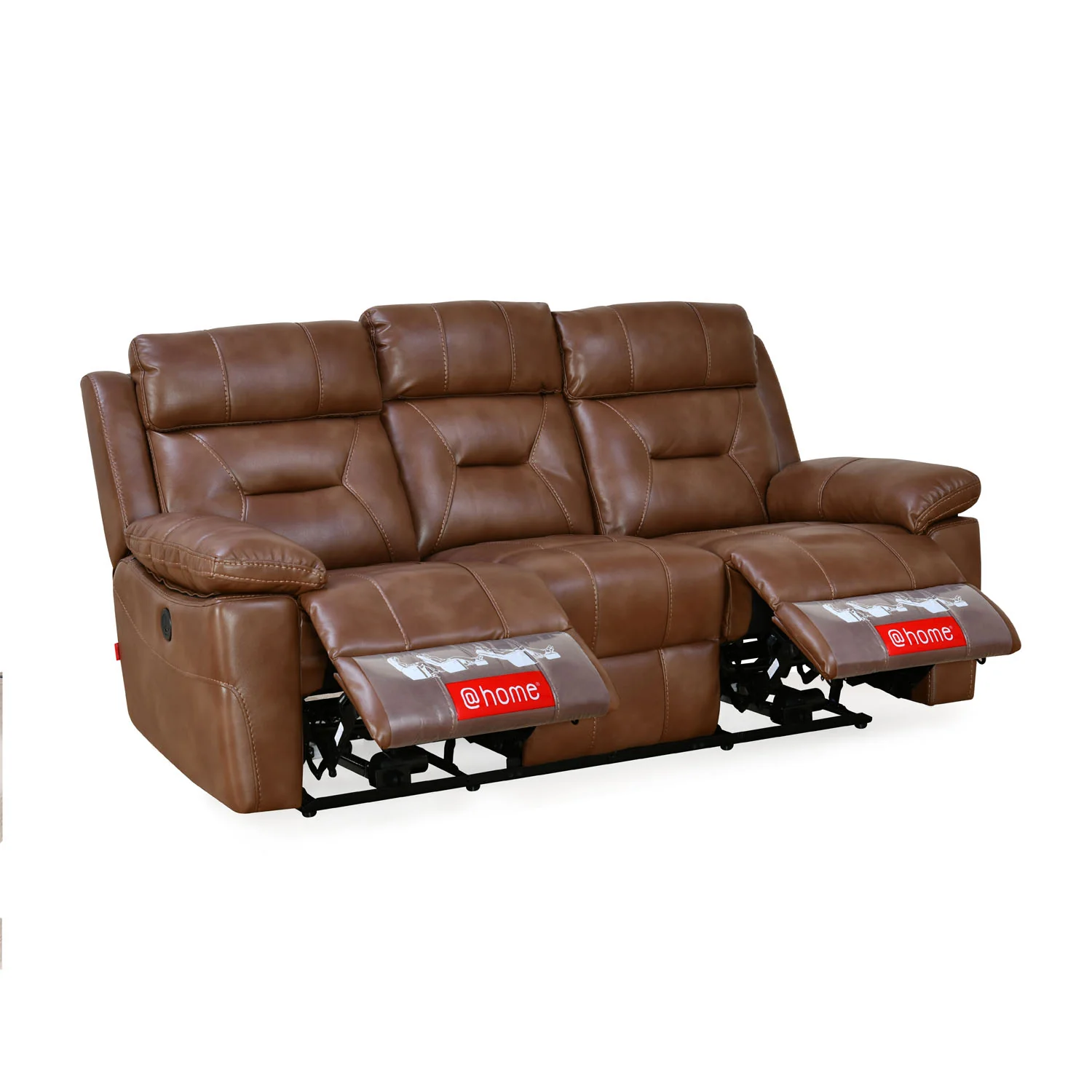 Nilkamal Delp 3 Seater Electric Recliner Sofa (Choco Brown) - Image 4