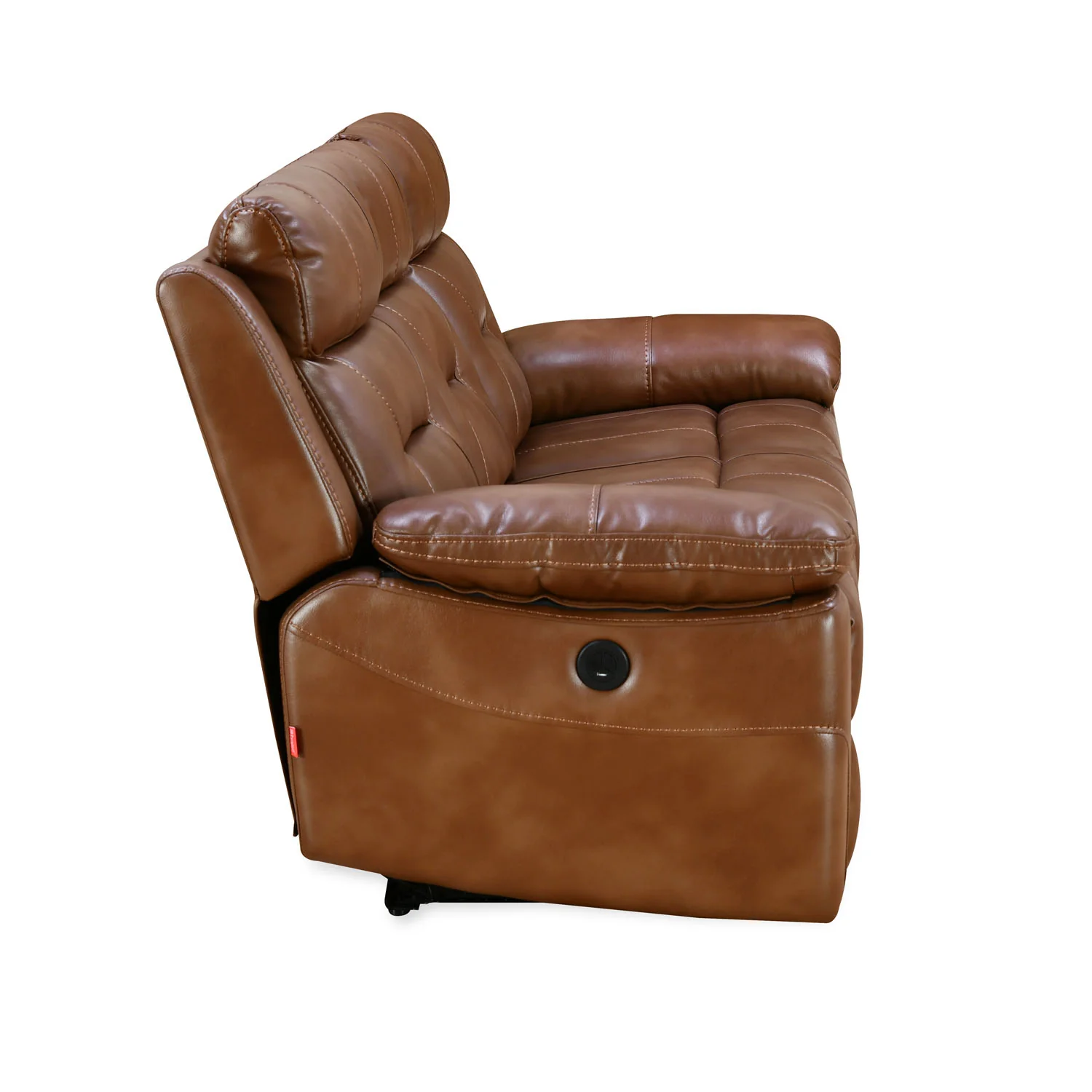 Nilkamal Delp 3 Seater Electric Recliner Sofa (Choco Brown) - Image 6