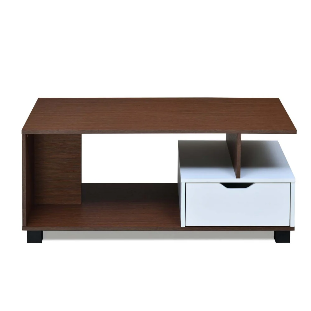 Nilkamal Denzel Coffee Table (Urban Walnut / Oak White) - Image 3