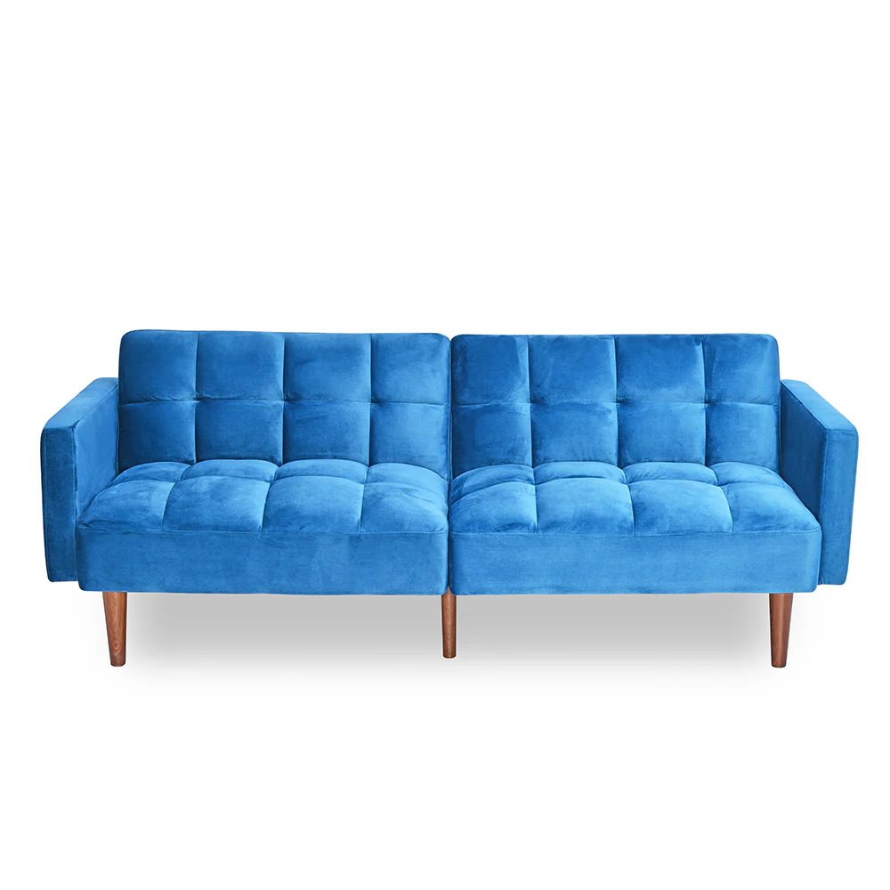 Nilkamal Denzel Futon Sofa Cum Bed (Blue) - Image 3