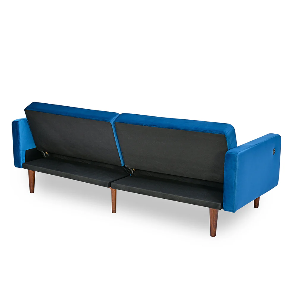 Nilkamal Denzel Futon Sofa Cum Bed (Blue) - Image 7