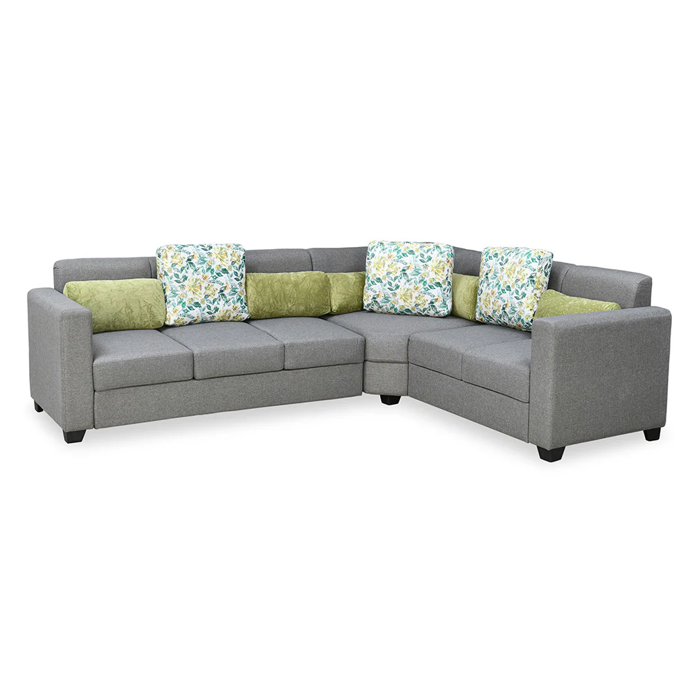Nilkamal Dew Corner Sofa (Grey) - Image 2