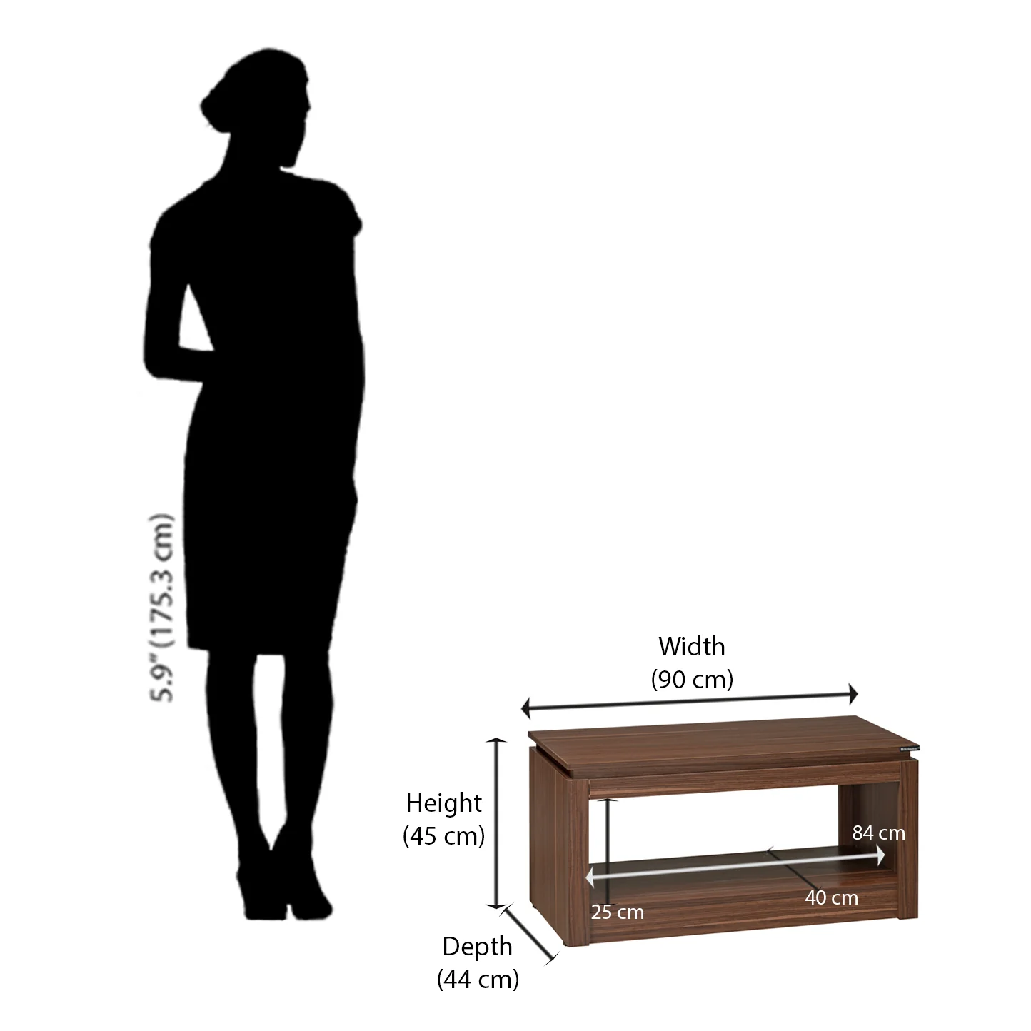 Nilkamal Dune Coffee Table - Image 5