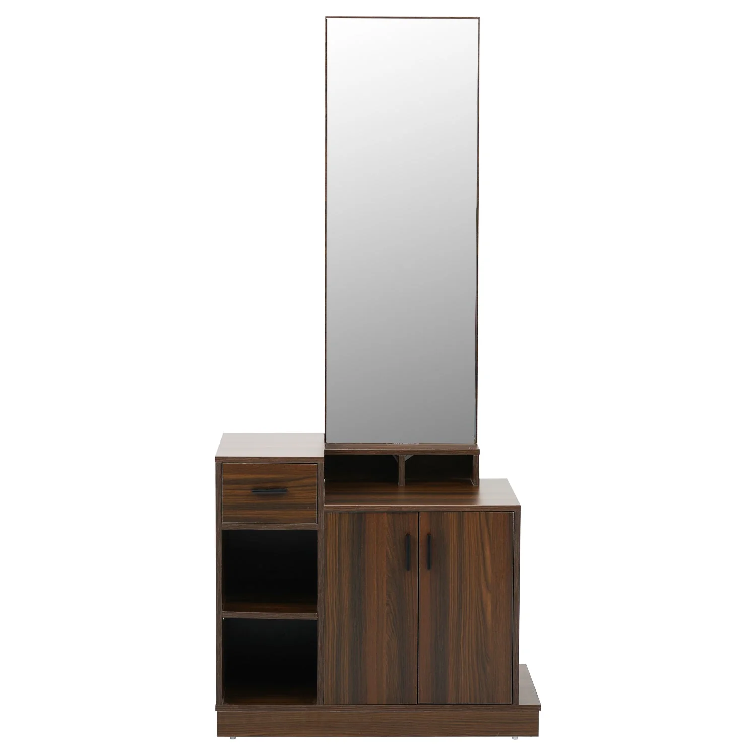 Nilkamal Dyson Dresser with Mirror (Classic Walnut) - Image 2