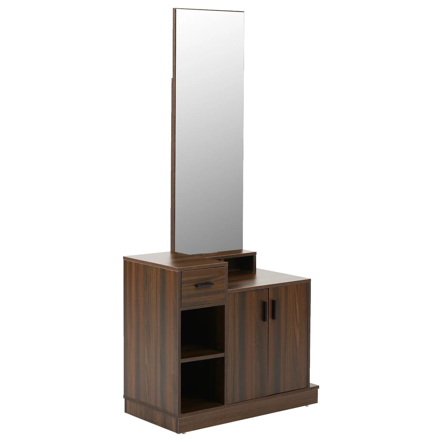 Nilkamal Dyson Dresser with Mirror (Classic Walnut) - Image 4