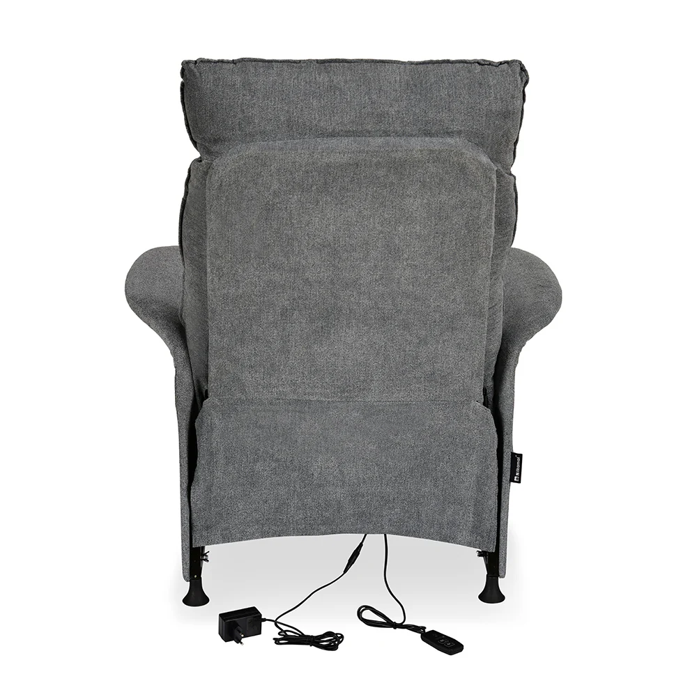 Nilkamal Electro 1 Seater Electric Recliner Sofa (Dark Grey) - Image 11