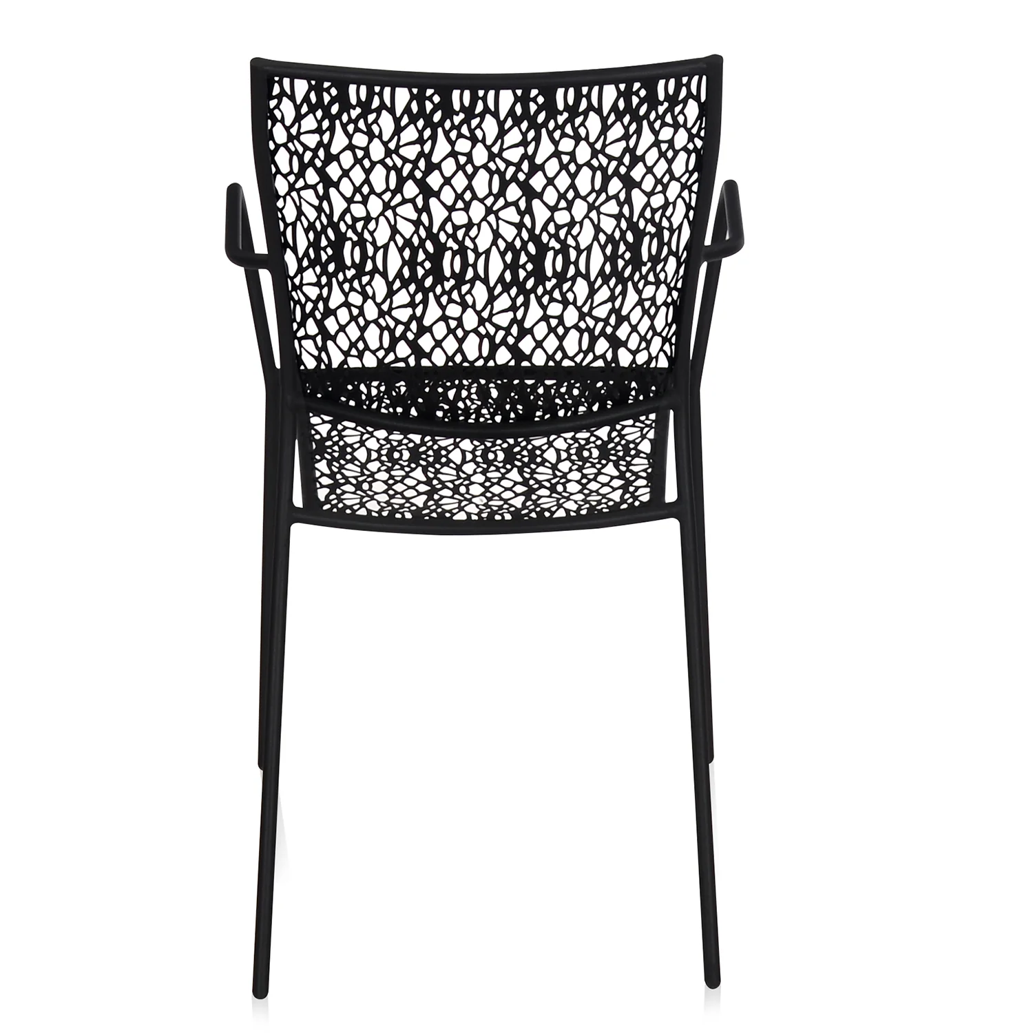 Nilkamal Erinda Metal Living Room Arm Chair (Black) - Image 6
