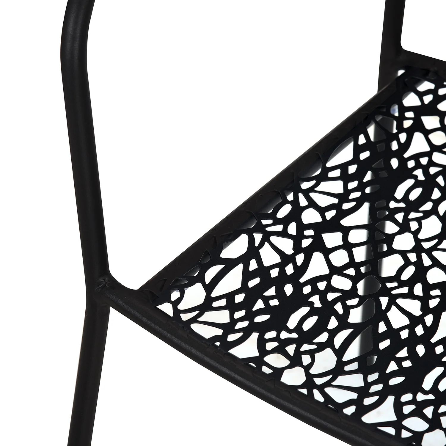 Nilkamal Erinda Metal Living Room Arm Chair (Black) - Image 7