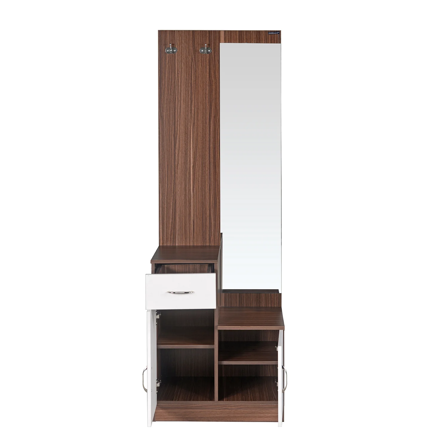 Nilkamal Erwin Dressing Table (Walnut / White) - Image 4