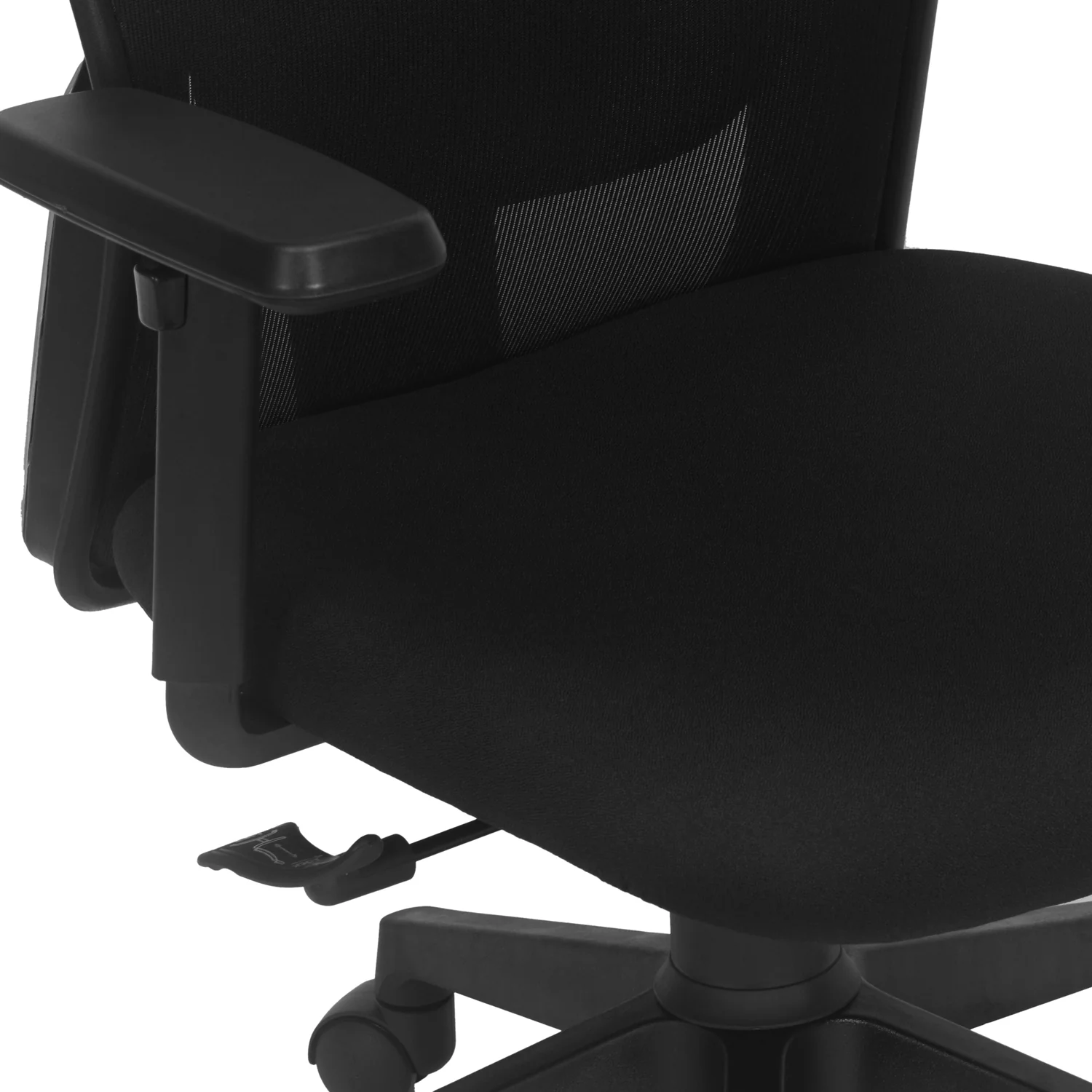 Nilkamal Ethen Mid Back Office Chair (Black) - Image 10