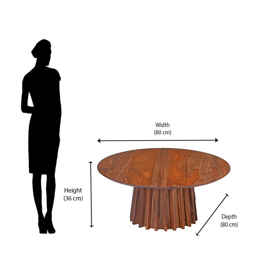 Nilkamal Fancie Wooden Coffee Table (Dark Brown) - Image 6