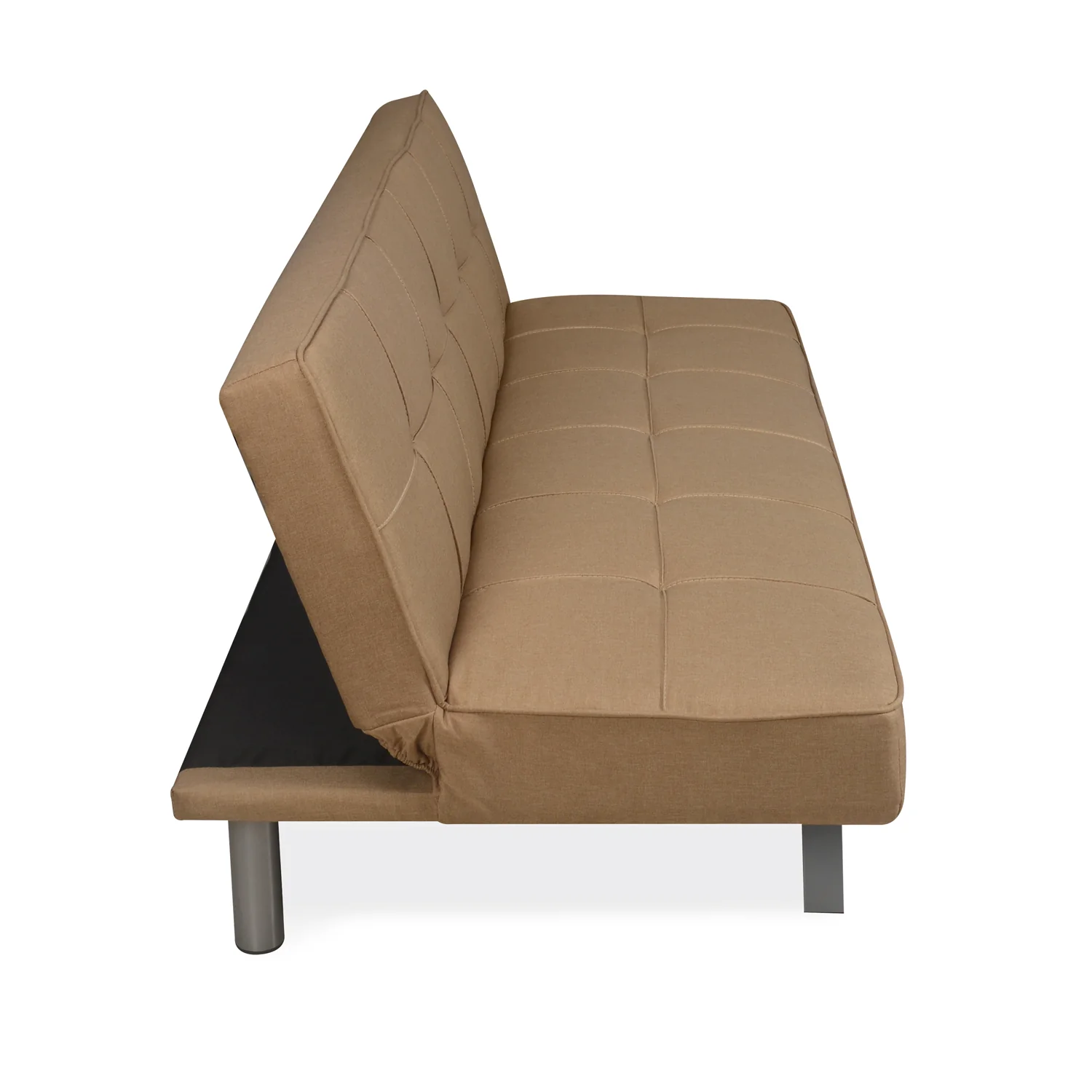 Nilkamal Felecia Fabric Sofa Cum Bed (Dark Beige) - Image 6