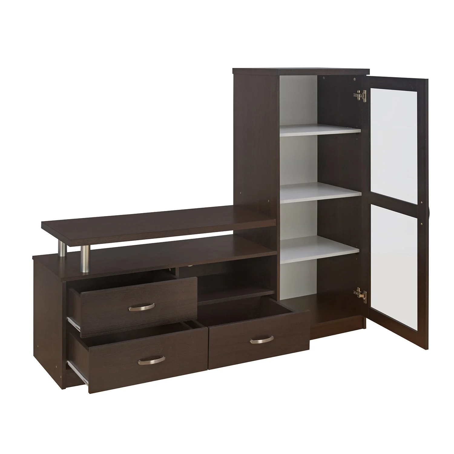 Nilkamal Felix Wall Unit (Coffee) - Image 4