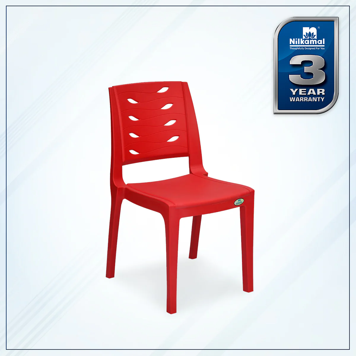 Nilkamal Fern Plastic Armless Chair - Image 22