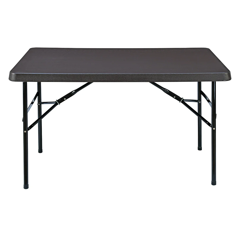 Nilkamal Festive 4 ft Foldable Rectangle Table (Brown) - Image 3