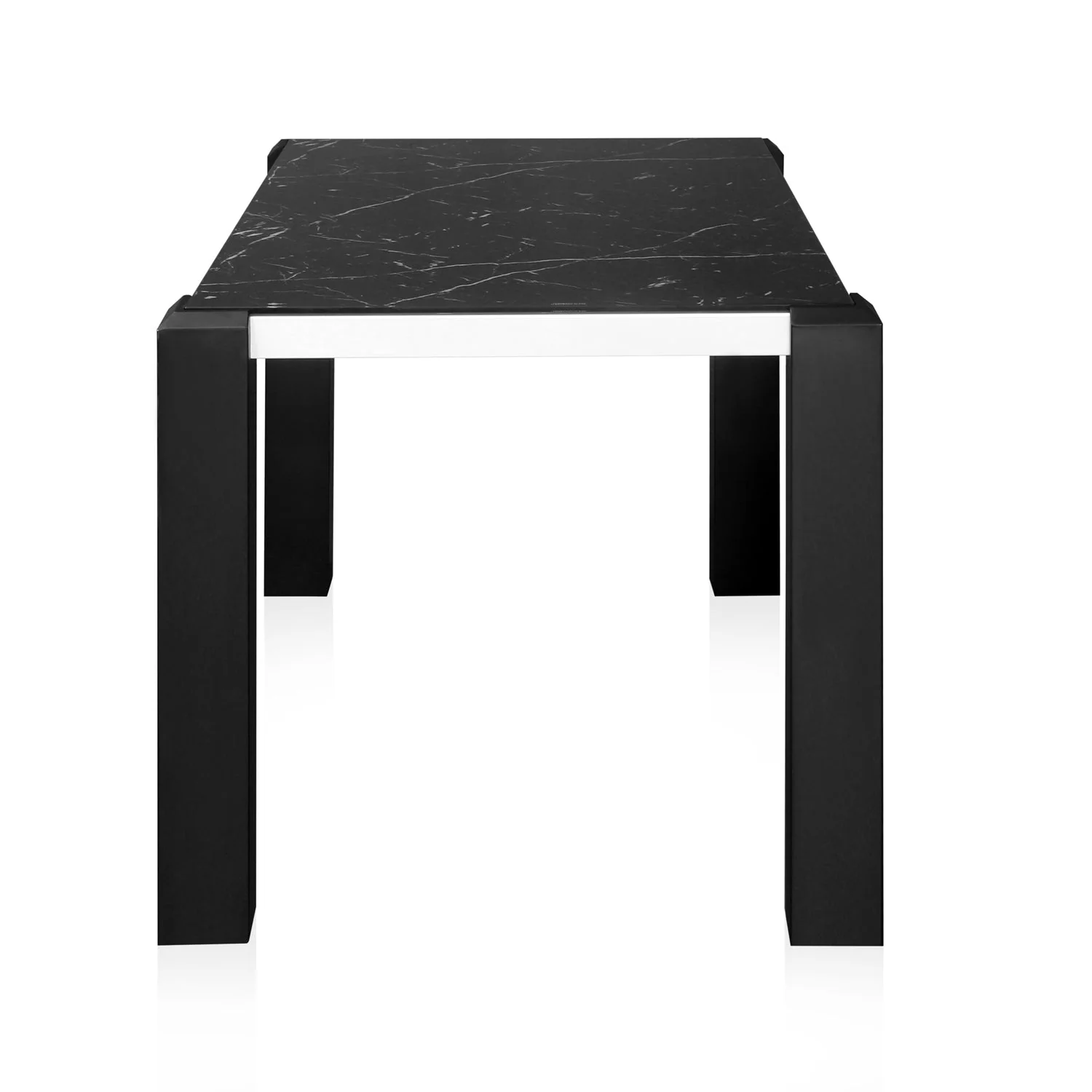 Nilkamal Fortica 4 Seater Dining Set (Black and White) - Image 5