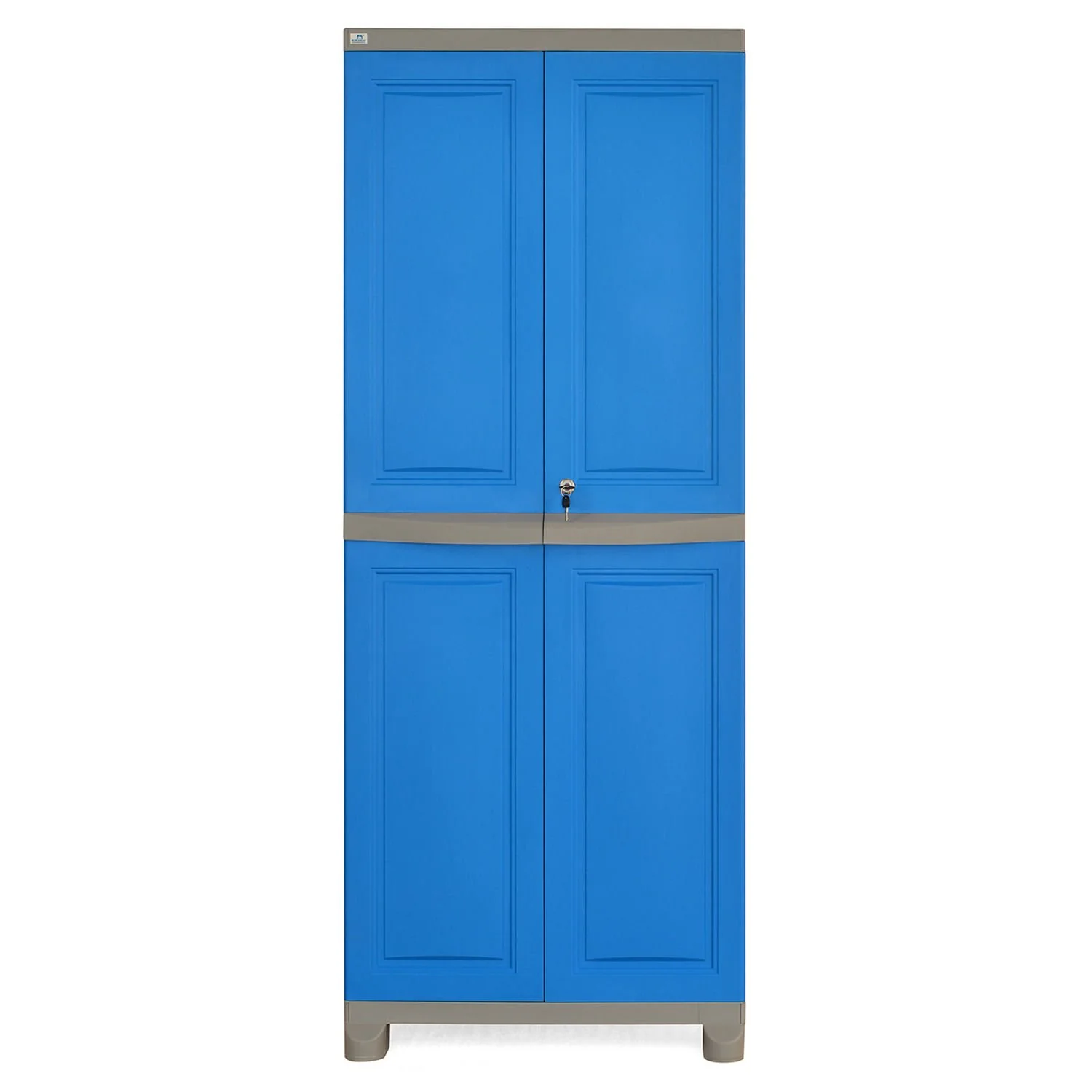 Nilkamal Freedom Big 1 (FB1) Plastic Storage Cabinet (Deep Blue and Grey) - Image 9