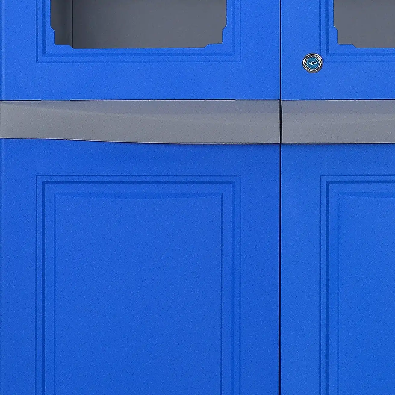 Nilkamal Freedom Big 2 Plastic Cabinet (Deep Blue & Grey) - Image 6
