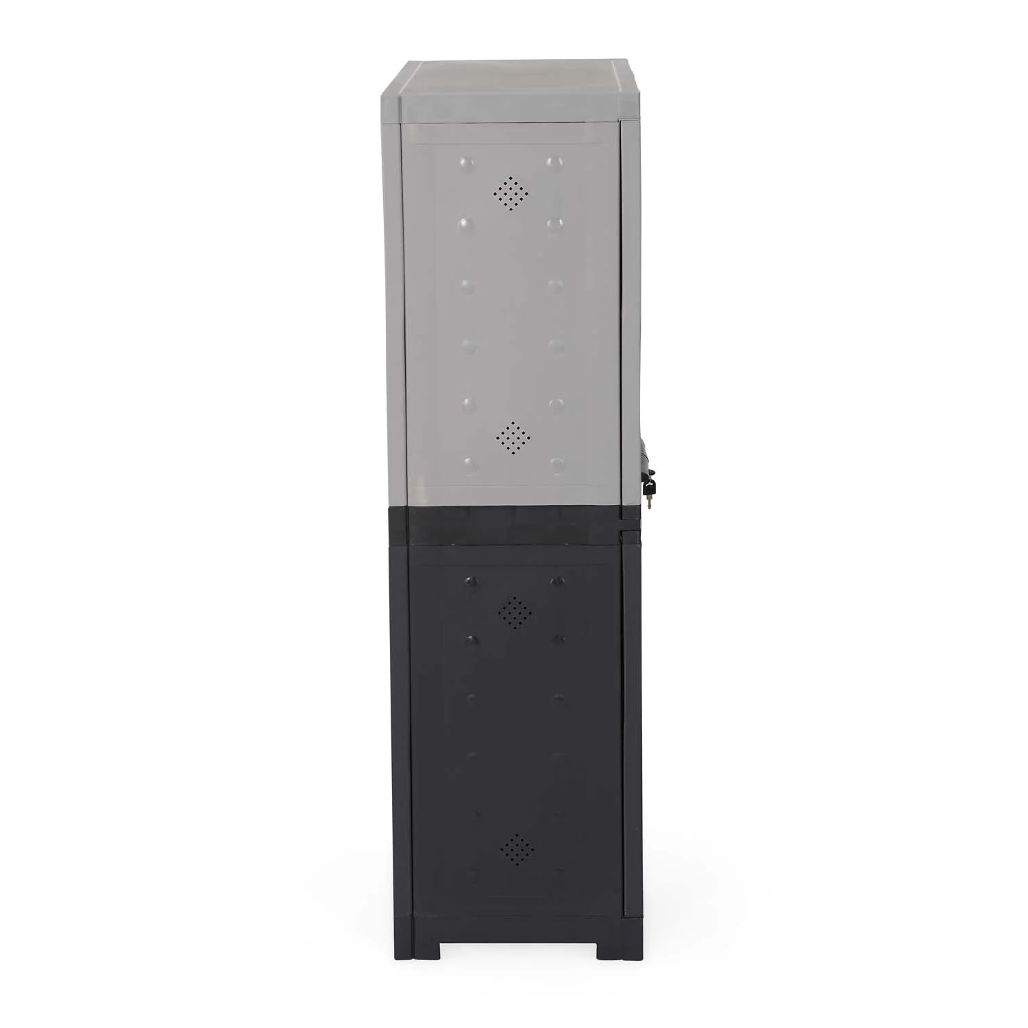 Nilkamal Freedom (FMSC18D) Plastic Shoe Cabinet (Haze Grey & Charcoal Grey) - Image 12
