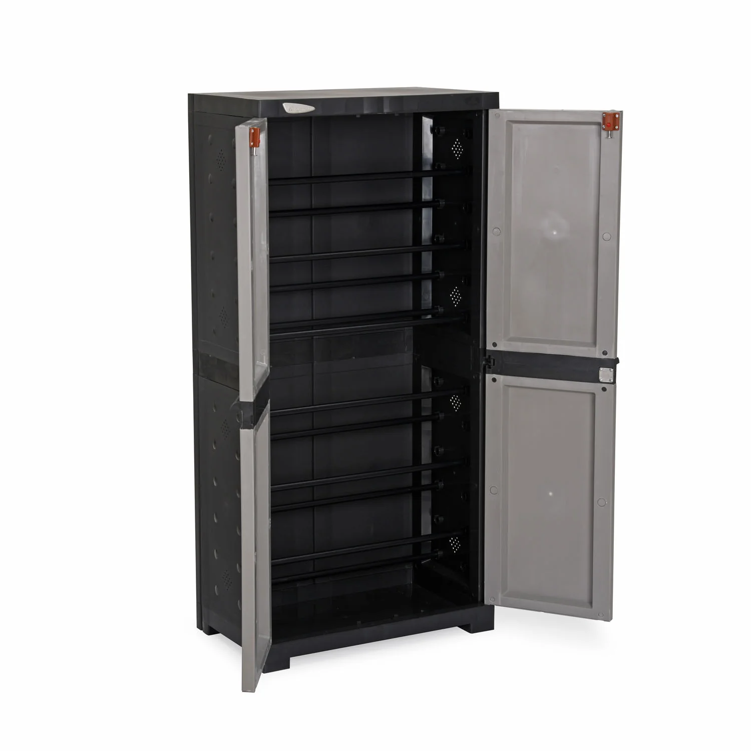 Nilkamal Freedom Large 18 (FMSC18) Shoe Rack Plastic Cabinet (Grey/Charcoal Grey) - Image 6