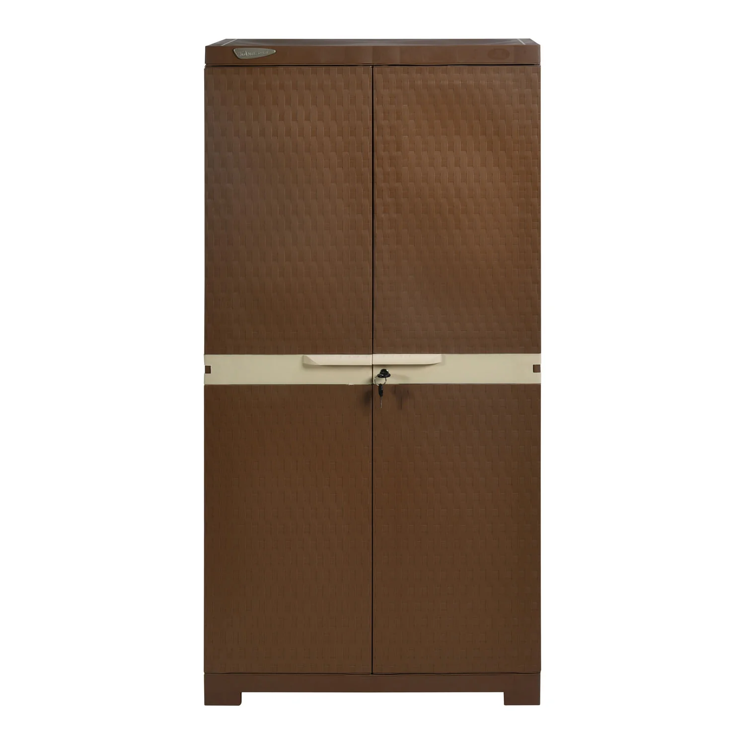 Nilkamal Freedom Mini Medium Cabinet (FMM) (Rust Brown / New Cream) - Image 3