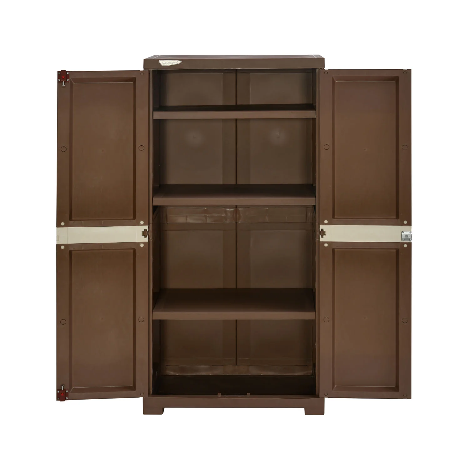 Nilkamal Freedom Mini Medium Cabinet (FMM) (Rust Brown / New Cream) - Image 5